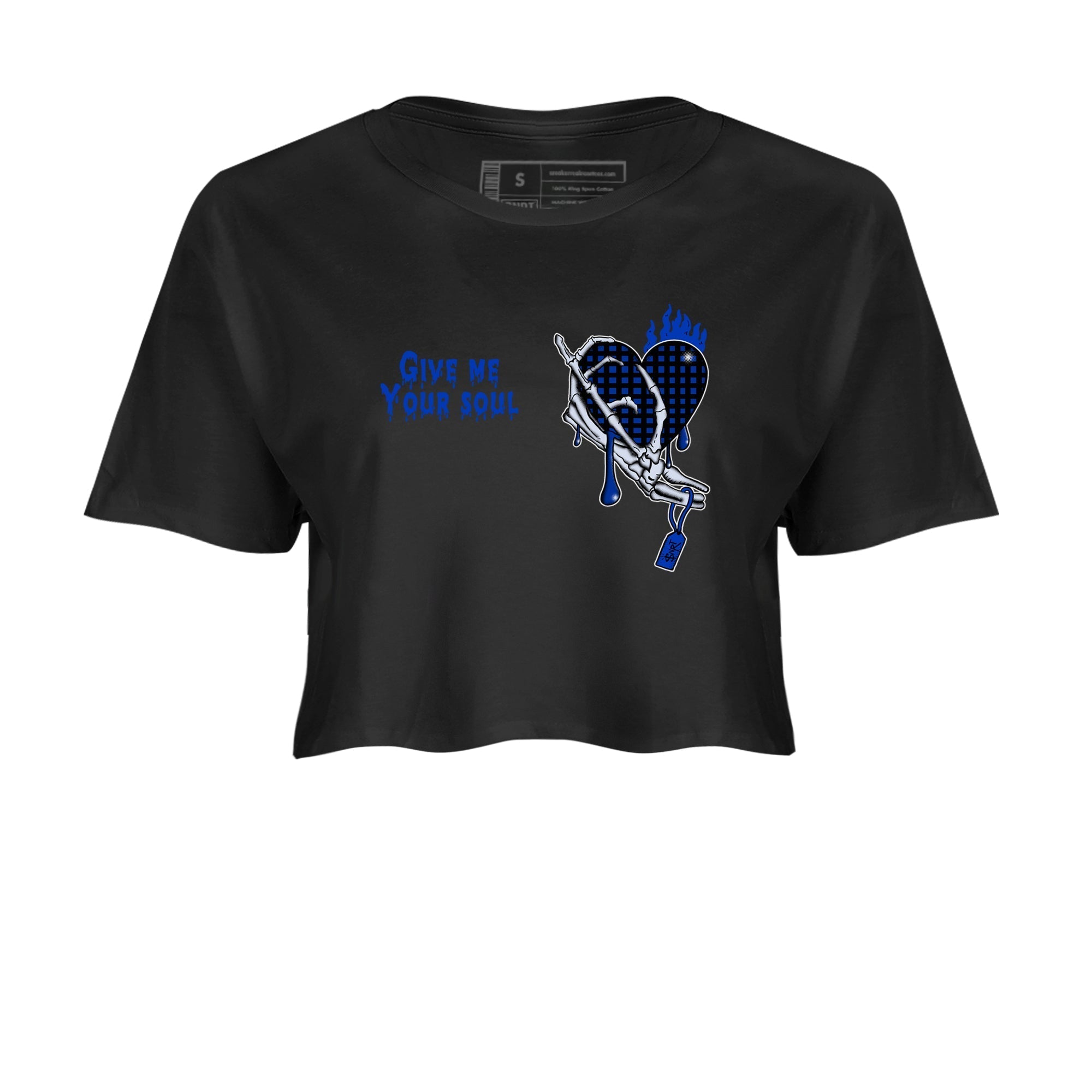Give Me Your Soul snkmatch Women's Top - Air Foamposite One Royal