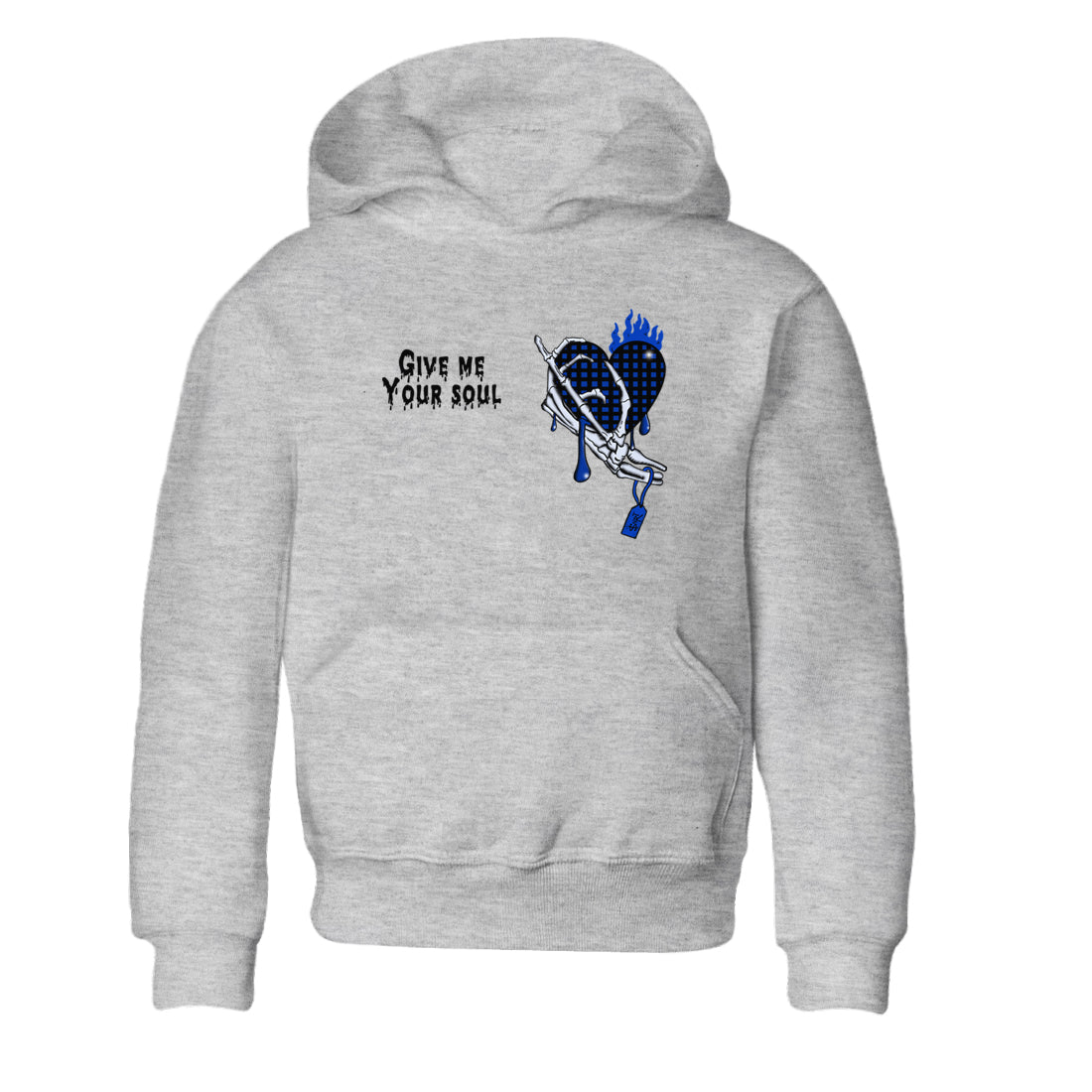Give Me Your Soul snkmatch Tees Kids - Air Foamposite One Royal