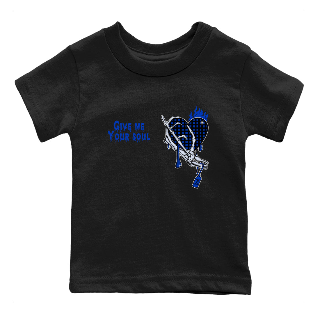 Give Me Your Soul snkmatch Tees Kids - Air Foamposite One Royal