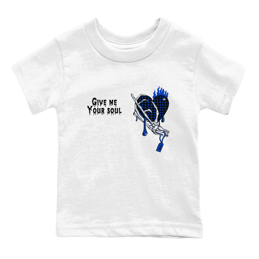 Give Me Your Soul snkmatch Tees Kids - Air Foamposite One Royal