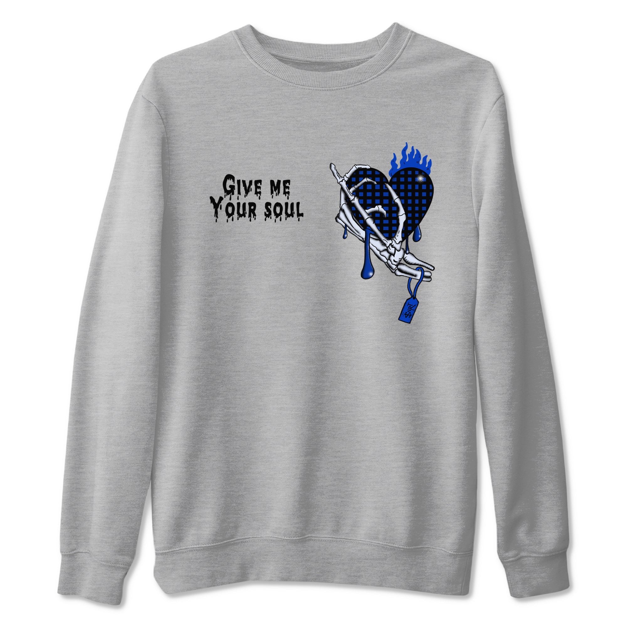 Give Me Your Soul snkmatch Tees - Air Foamposite One Royal