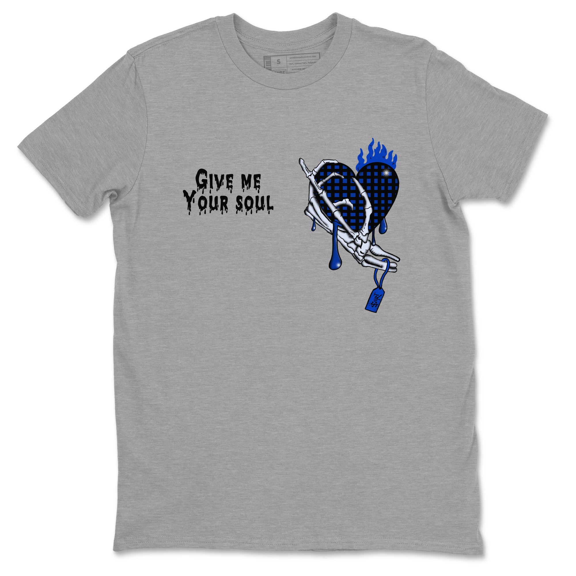 Give Me Your Soul snkmatch Tees - Air Foamposite One Royal