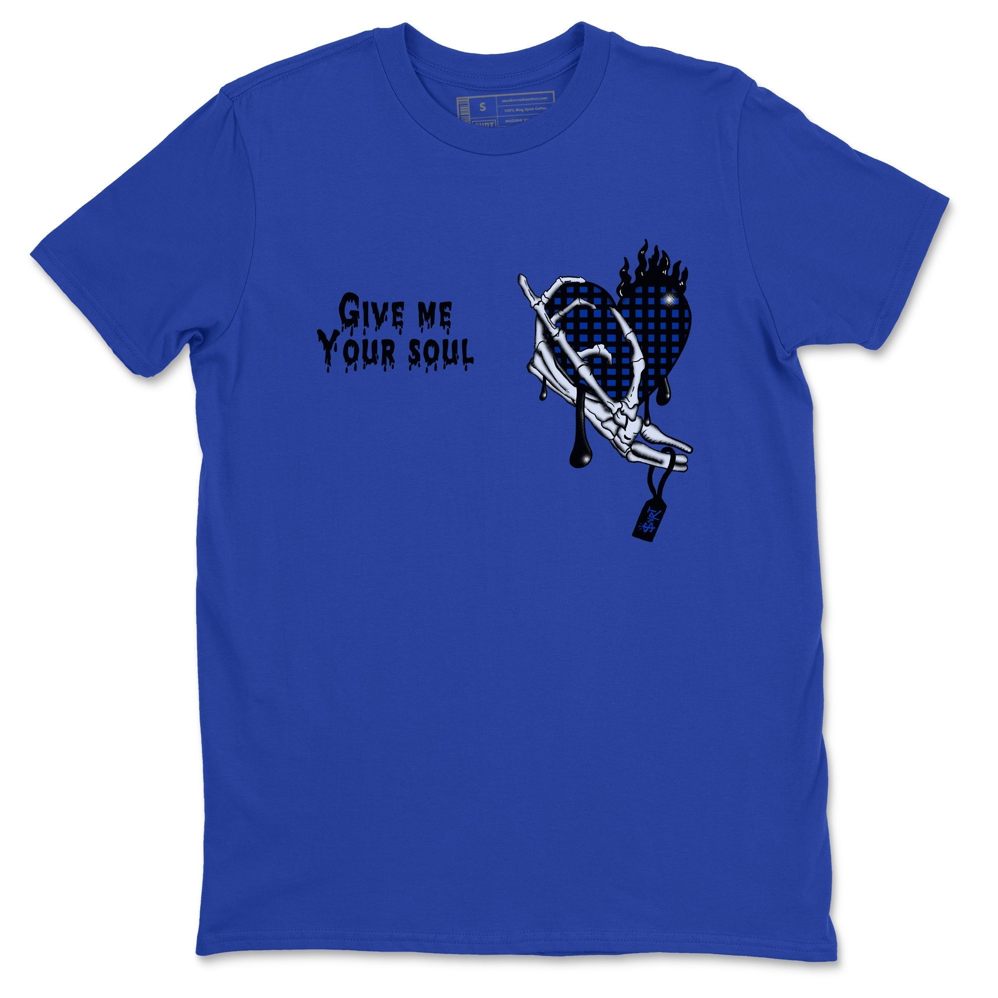 Give Me Your Soul snkmatch Tees - Air Foamposite One Royal