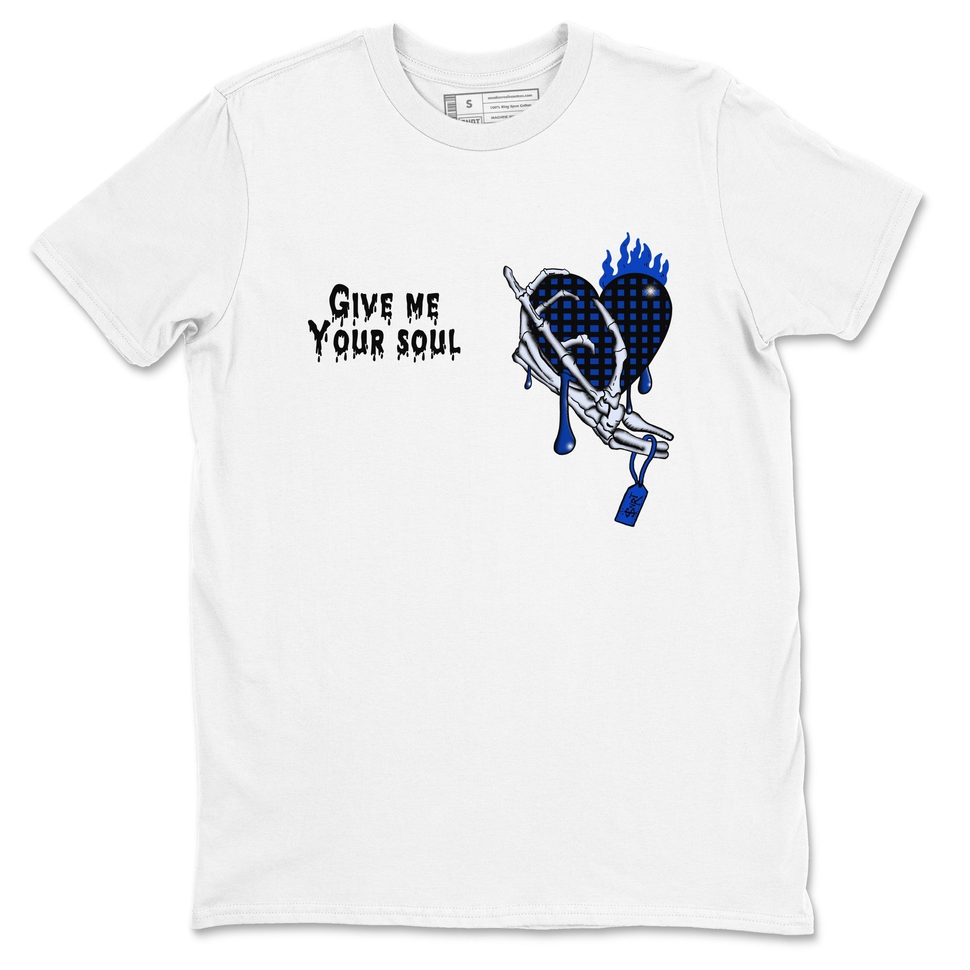 Give Me Your Soul snkmatch Tees - Air Foamposite One Royal