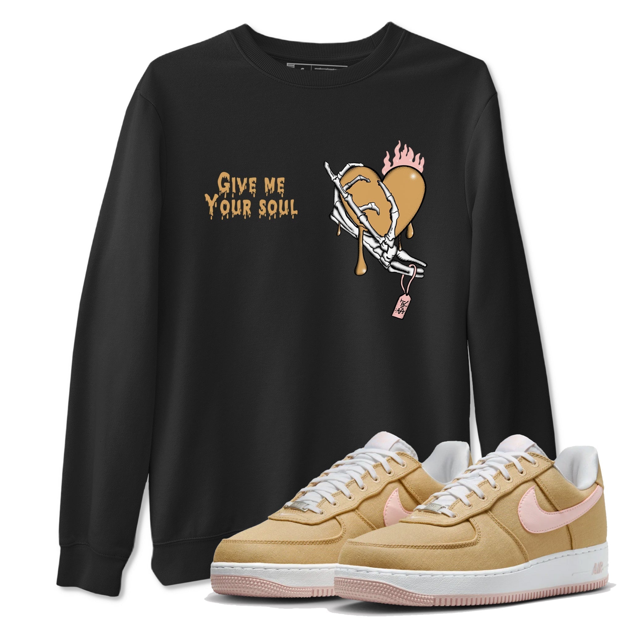 Give Me Your Soul snkmatch Tees - Air Force 1 Linen