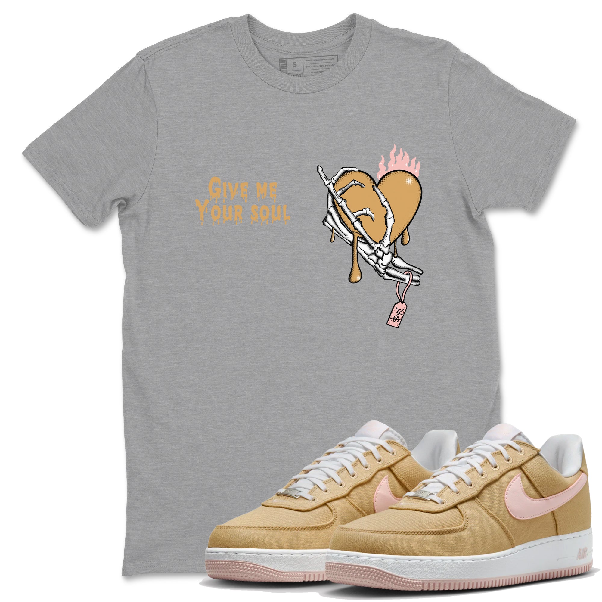 Give Me Your Soul snkmatch Tees - Air Force 1 Linen