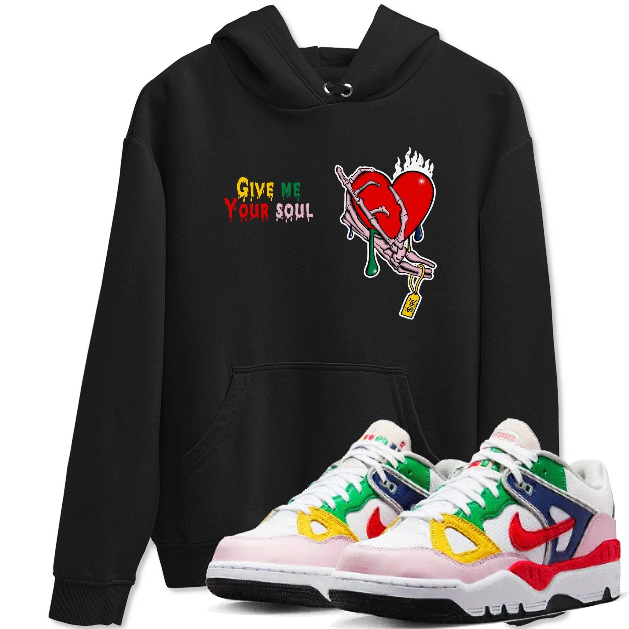 Give Me Your Soul snkmatch Tees - Air Force 3 Blue Void and Tour Yellow