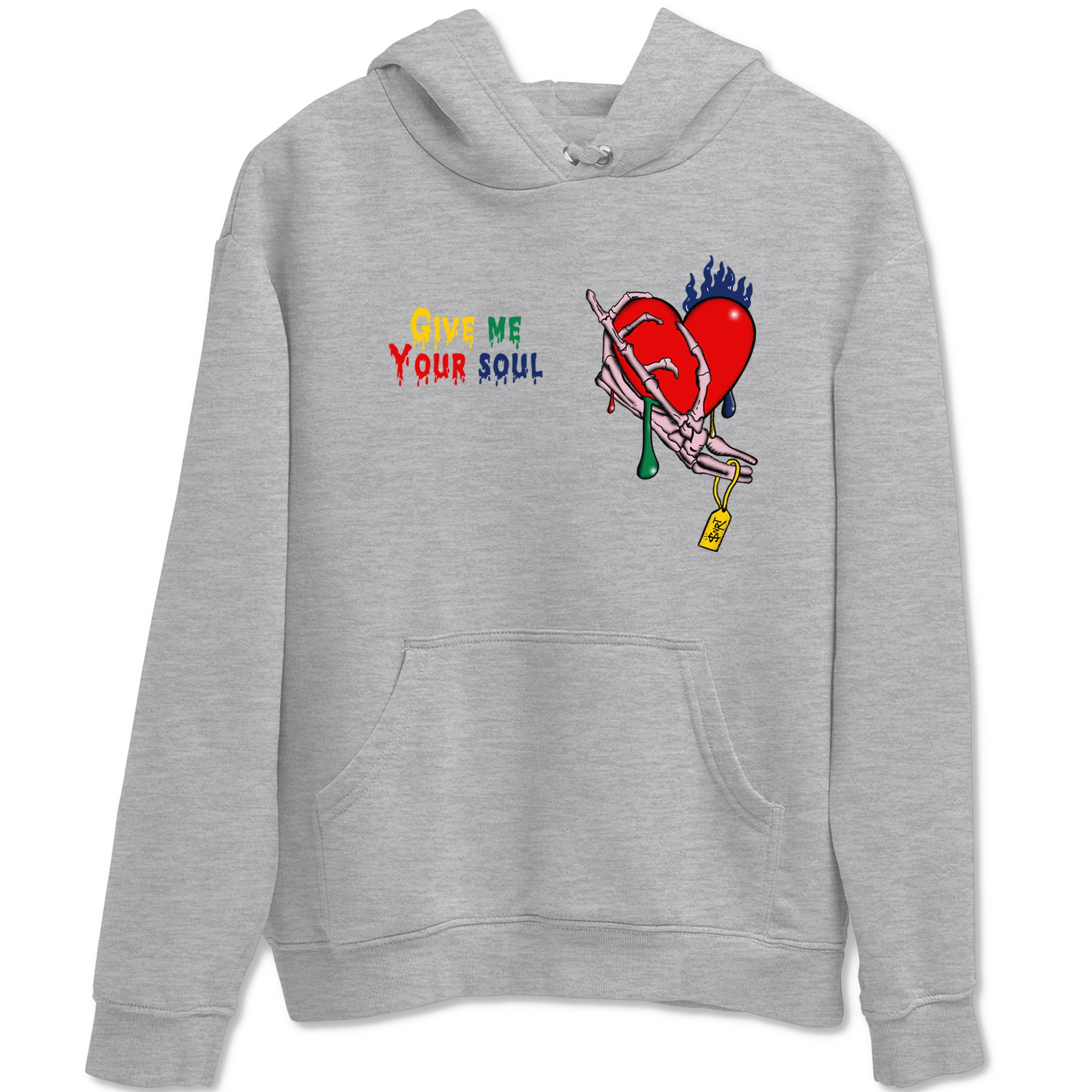 Give Me Your Soul snkmatch Tees - Air Force 3 Blue Void and Tour Yellow