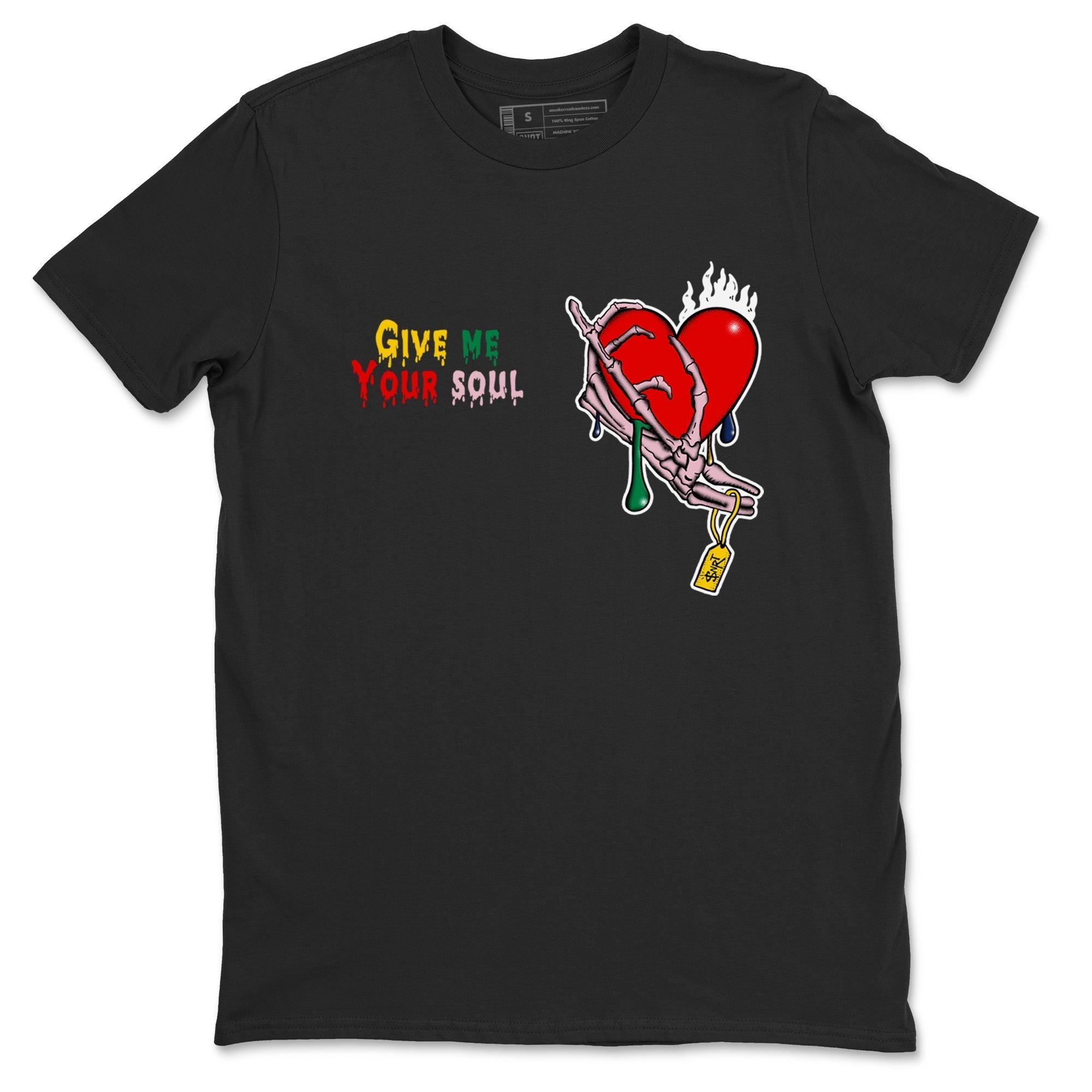 Give Me Your Soul snkmatch Tees - Air Force 3 Blue Void and Tour Yellow