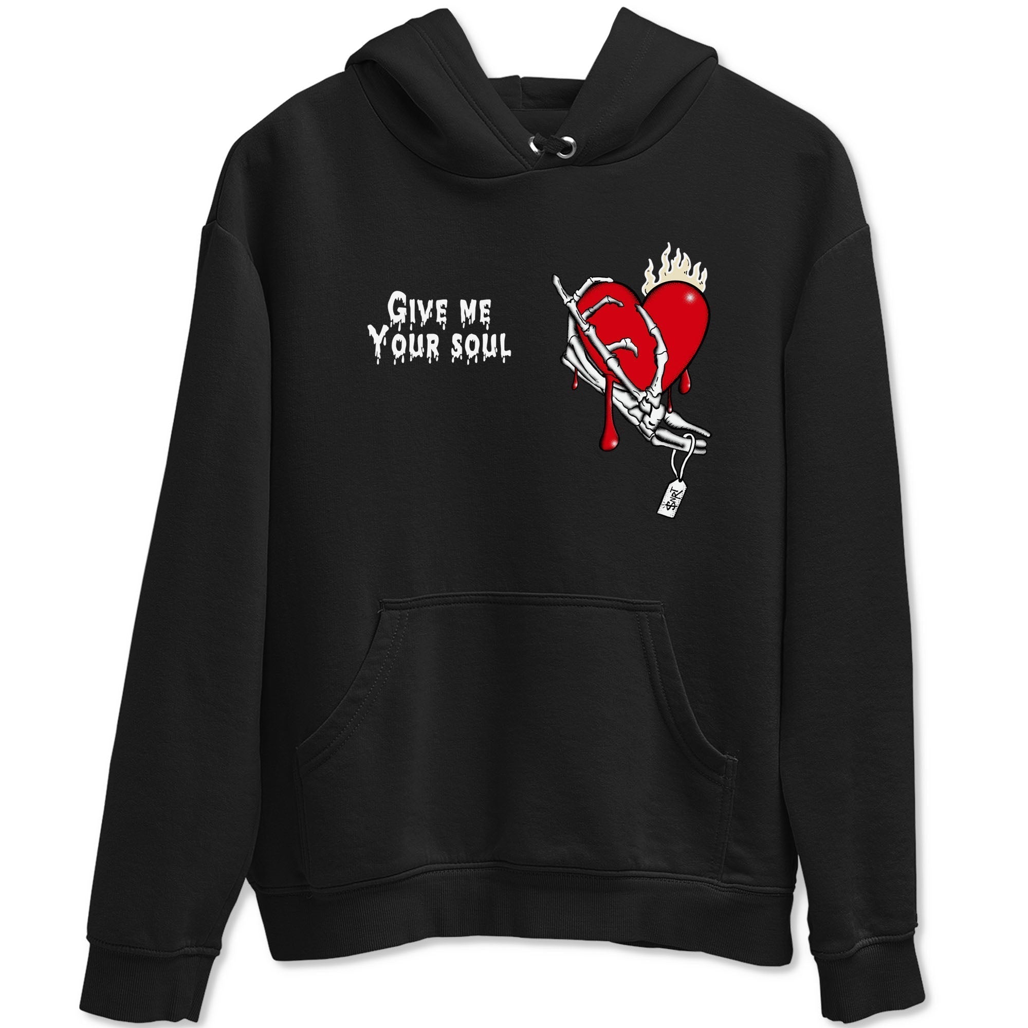 Give Me Your Soul snkmatch Tees - Air Jordan 1 Black Toe Reimagined