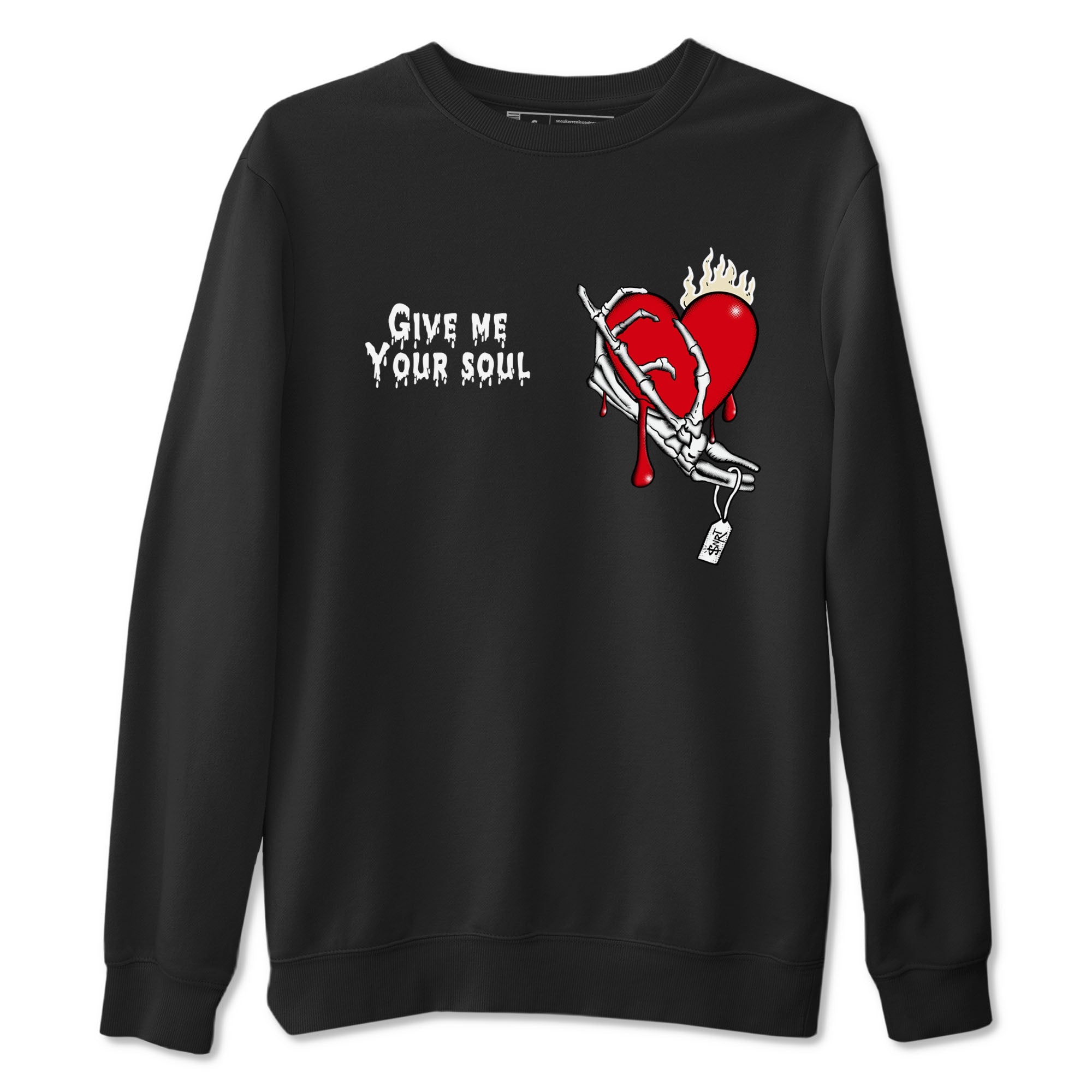 Give Me Your Soul snkmatch Tees - Air Jordan 1 Black Toe Reimagined