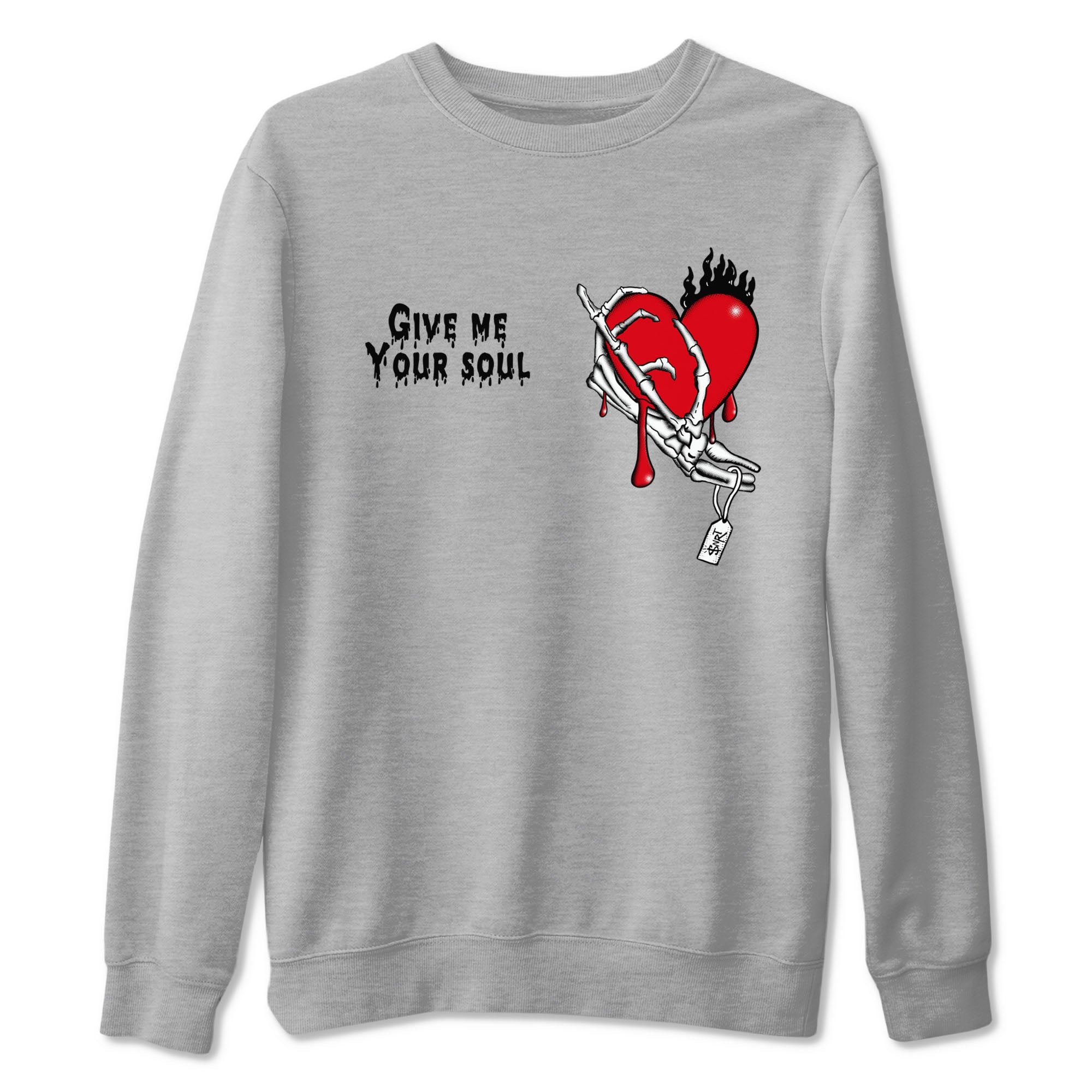 Give Me Your Soul snkmatch Tees - Air Jordan 1 Black Toe Reimagined