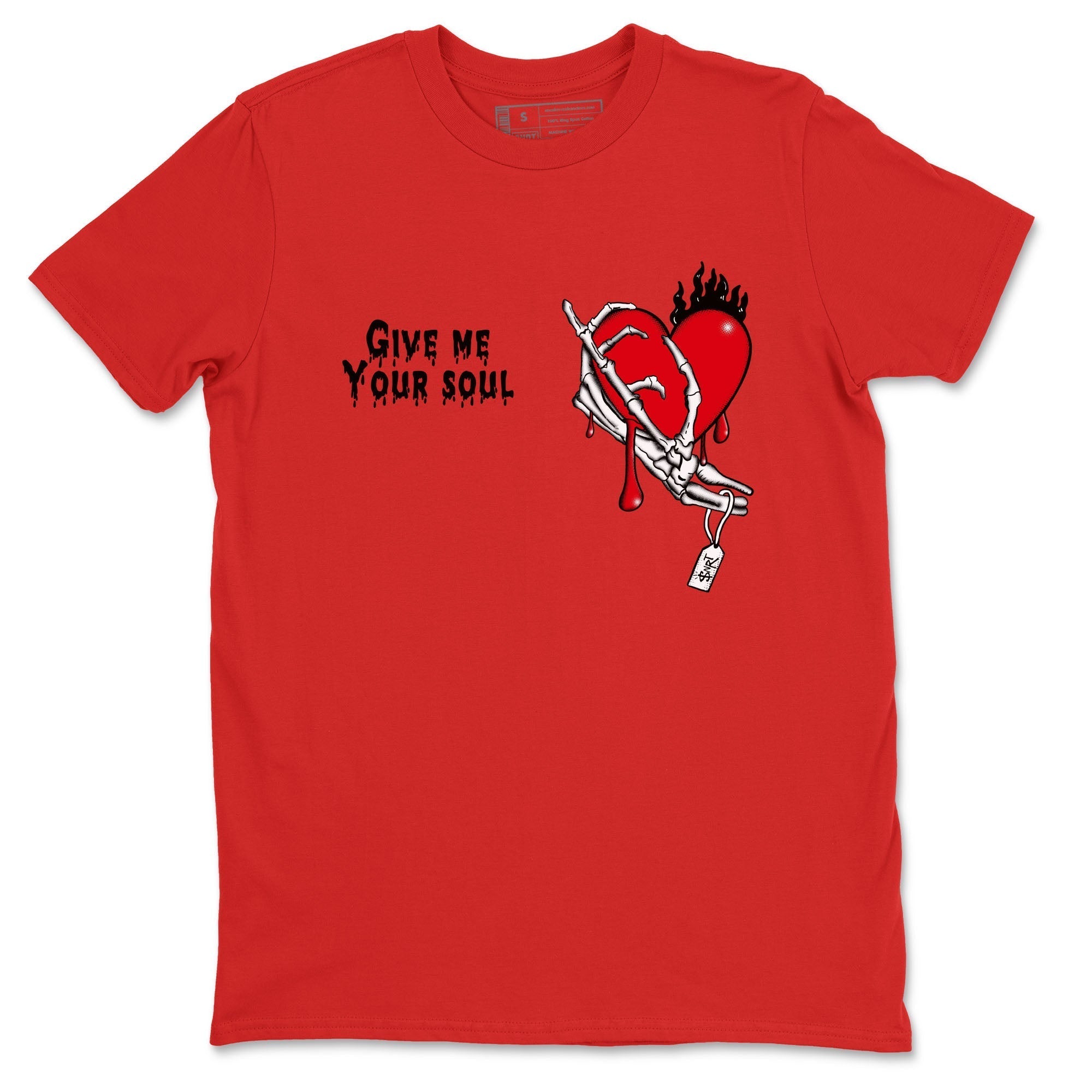 Give Me Your Soul snkmatch Tees - Air Jordan 1 Black Toe Reimagined