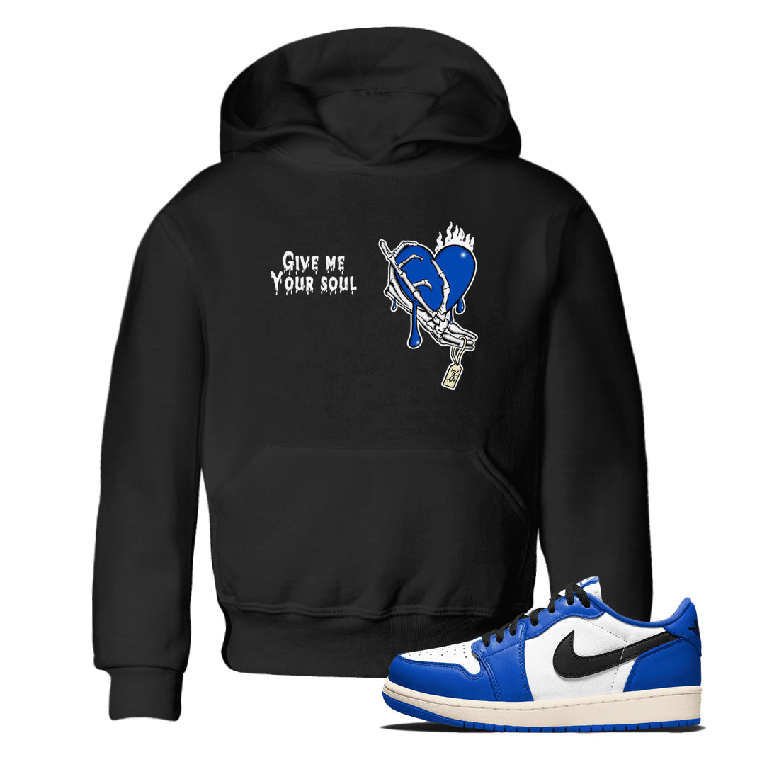 Give Me Your Soul snkmatch Tees Kids - Air Jordan 1 Game Royal