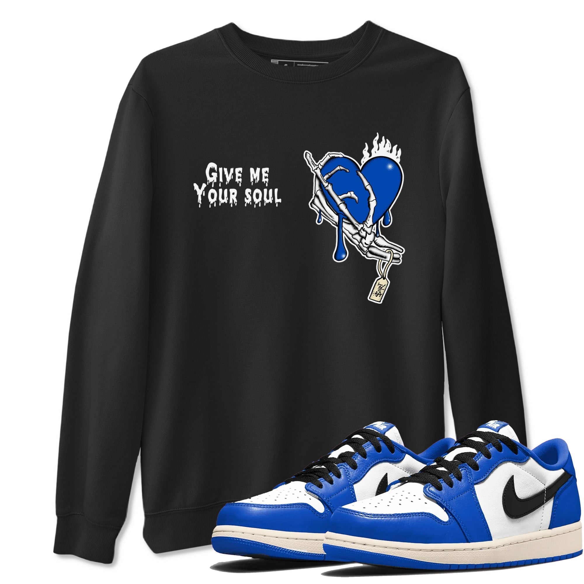 Give Me Your Soul snkmatch Tees - Air Jordan 1 Game Royal