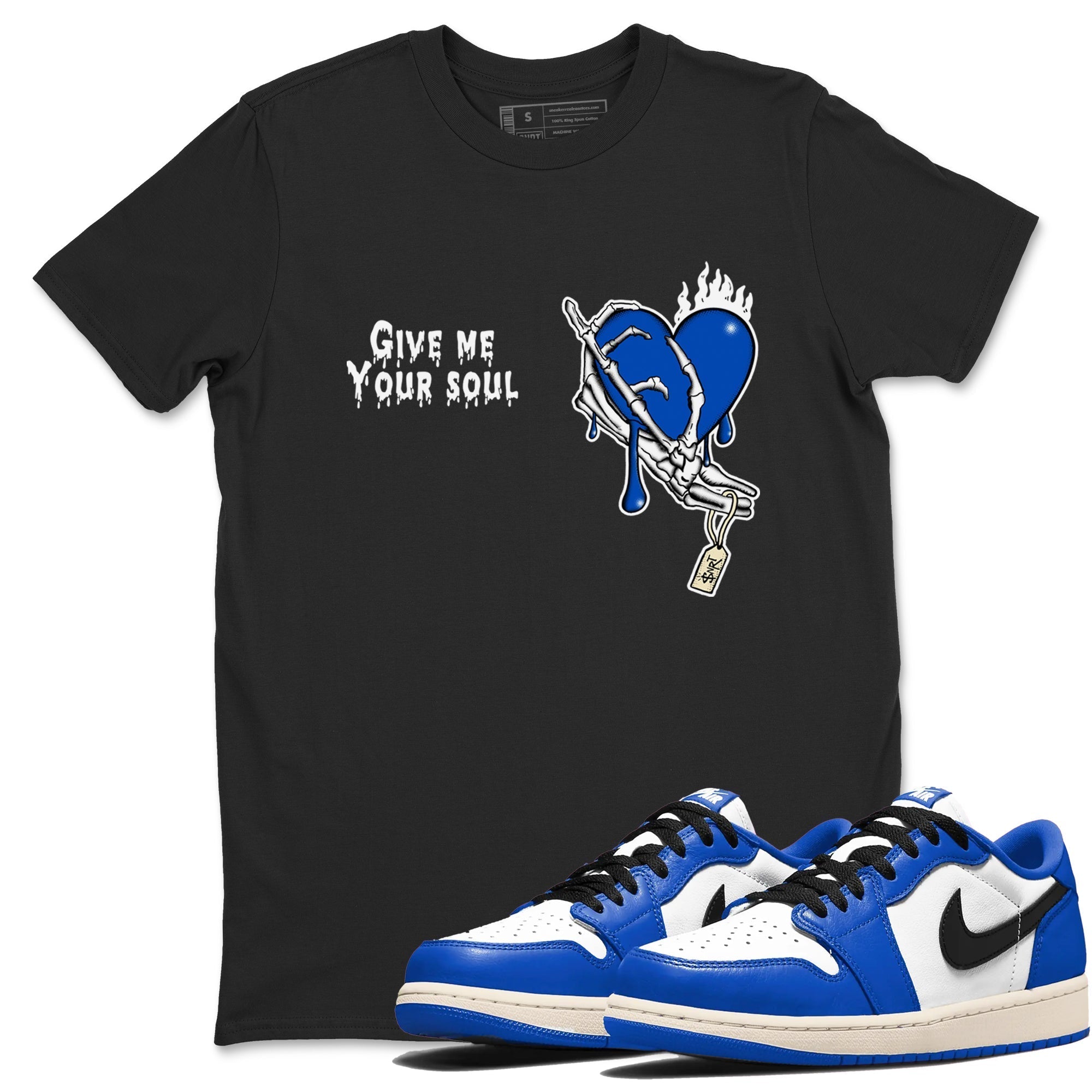 Give Me Your Soul snkmatch Tees - Air Jordan 1 Game Royal