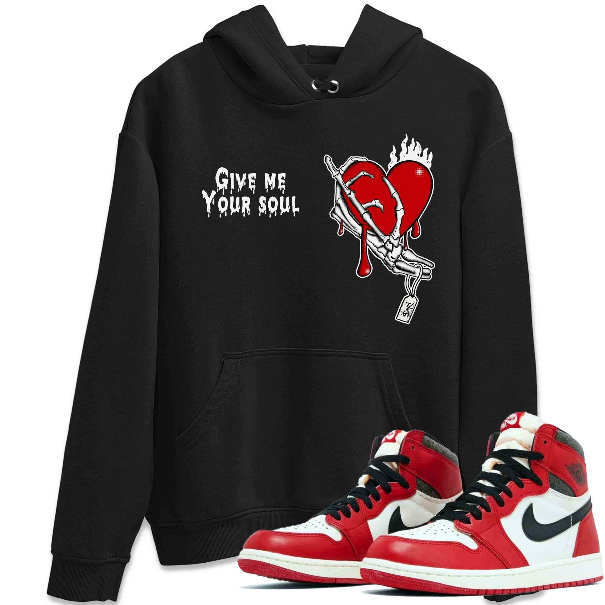 Give Me Your Soul snkmatch Tees - Air Jordan 1 Lost & Found