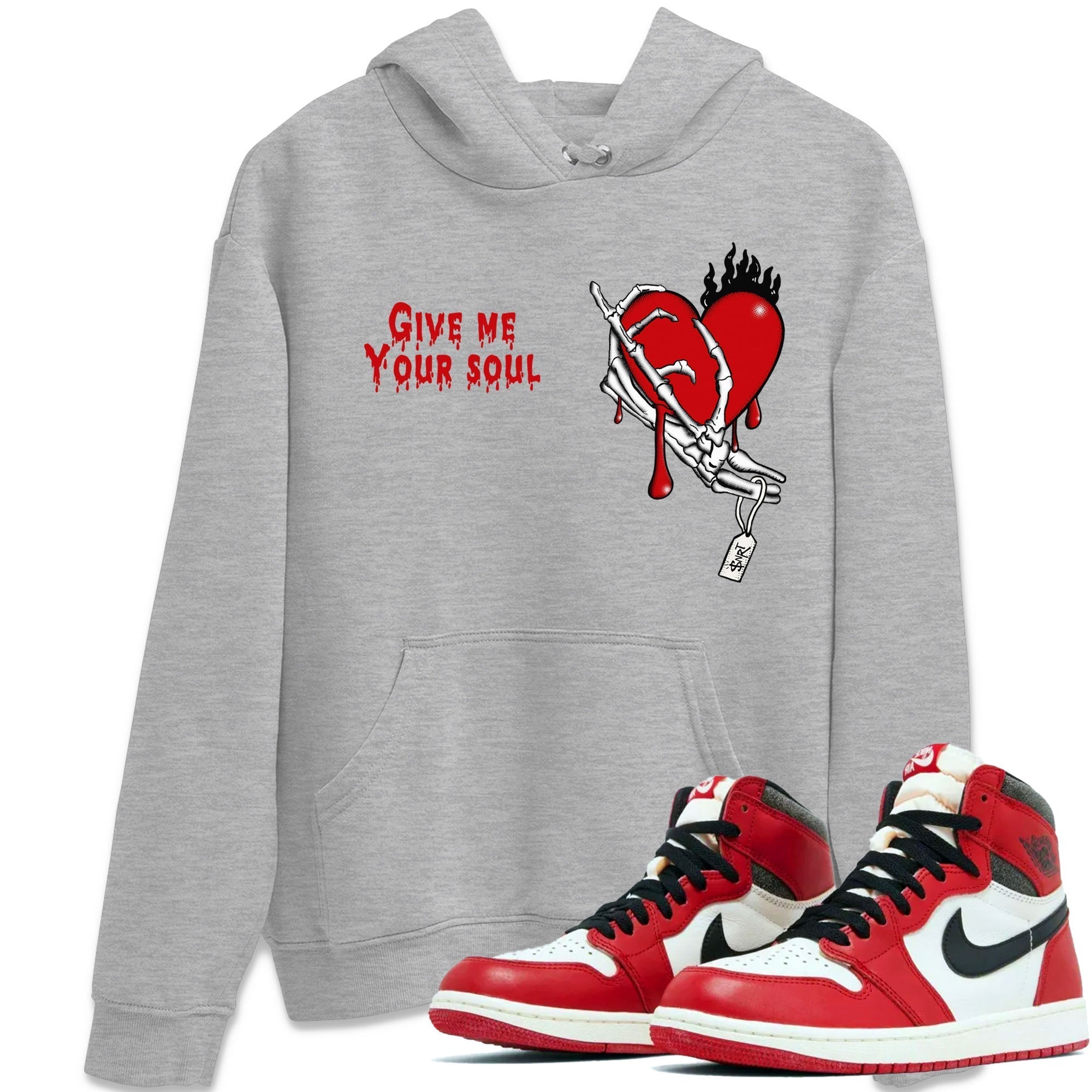Give Me Your Soul snkmatch Tees - Air Jordan 1 Lost & Found