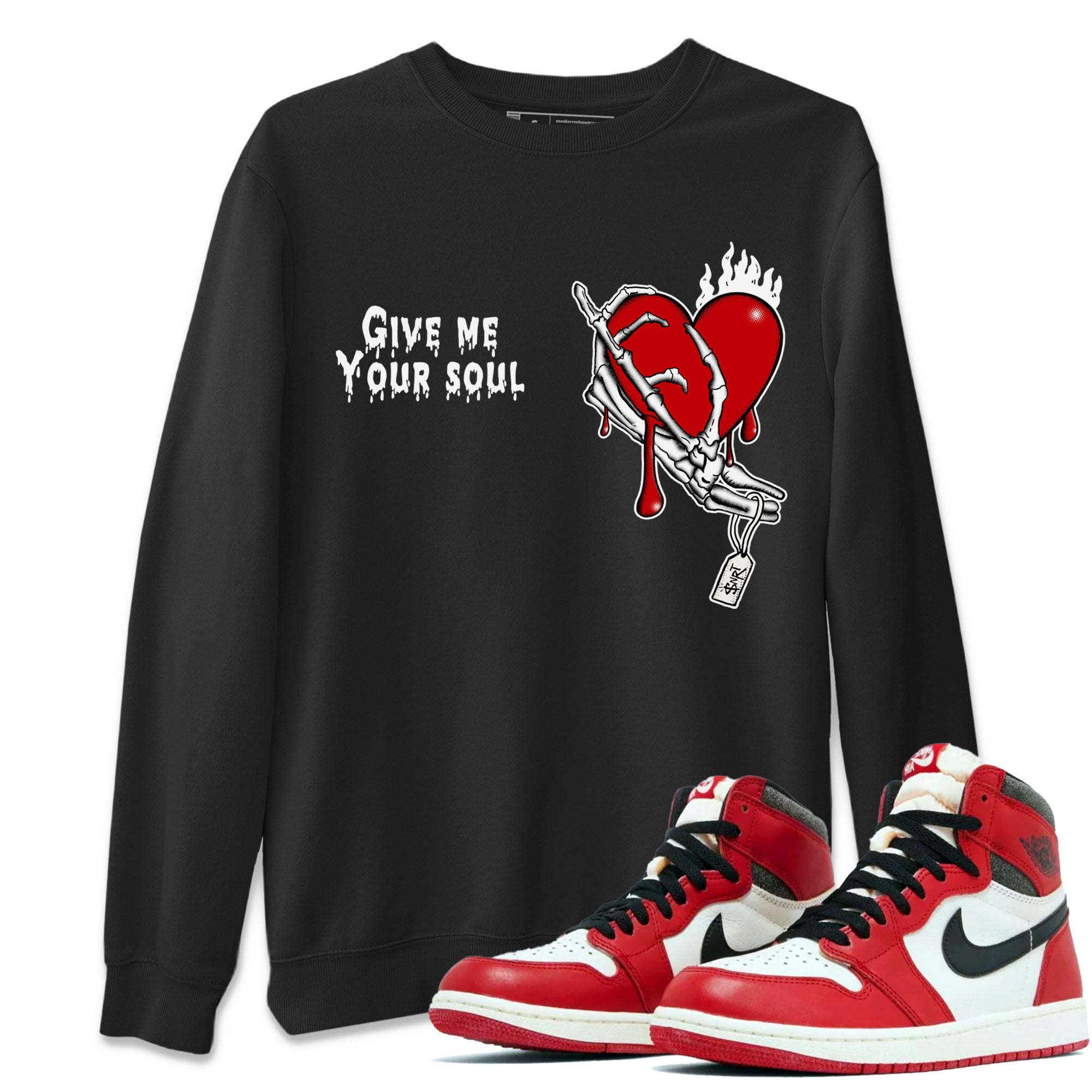 Give Me Your Soul snkmatch Tees - Air Jordan 1 Lost & Found