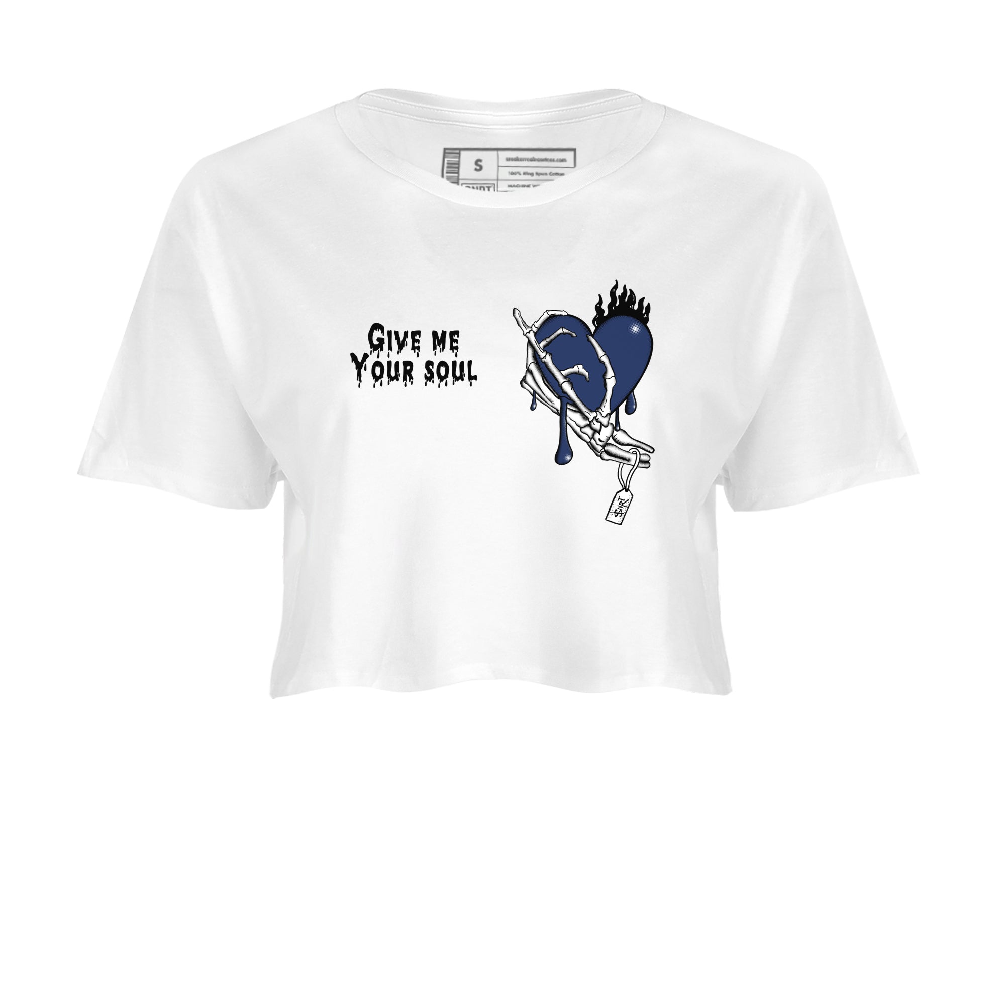 Give Me Your Soul snkmatch Women's Top - Air Jordan 1 Midnight Navy
