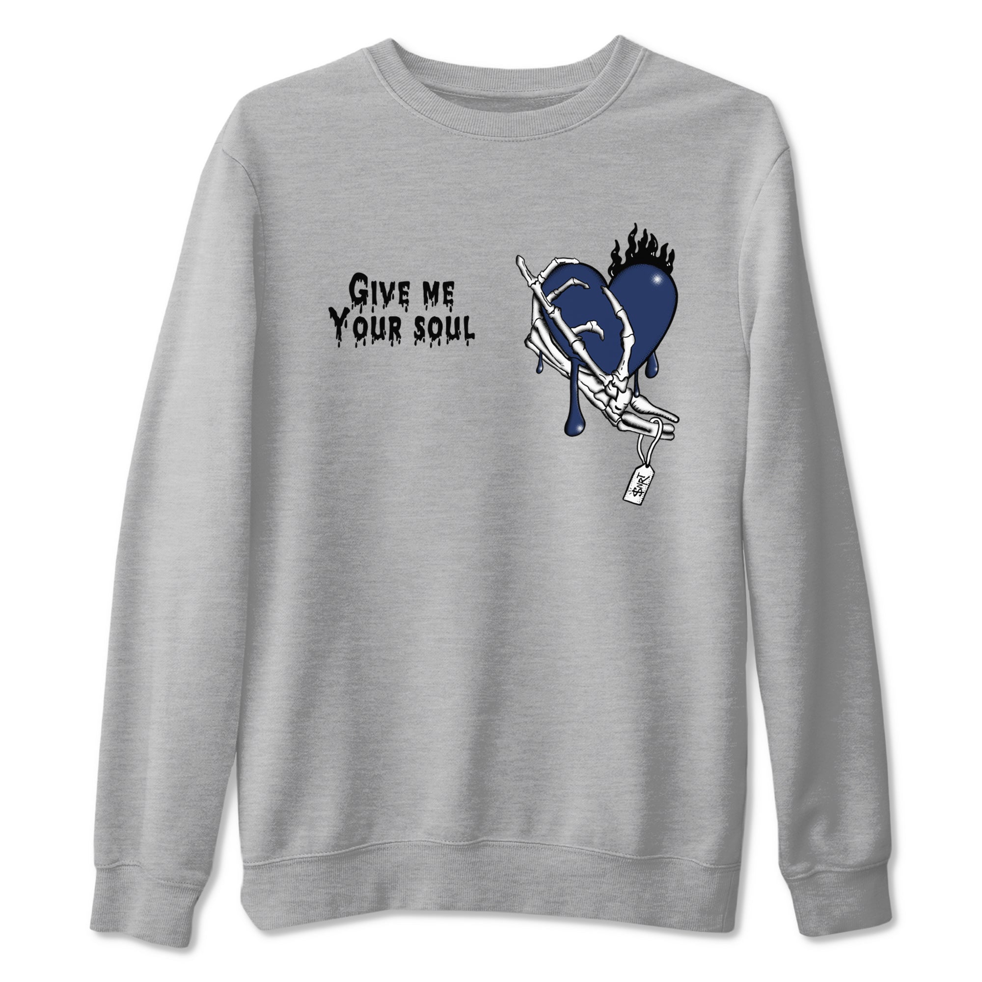 Give Me Your Soul snkmatch Tees - Air Jordan 1 Midnight Navy