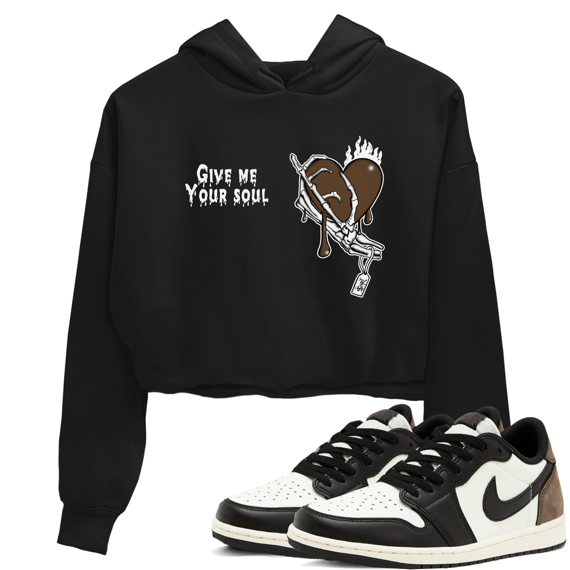 Give Me Your Soul snkmatch Women's Top - Air Jordan 1 Mocha