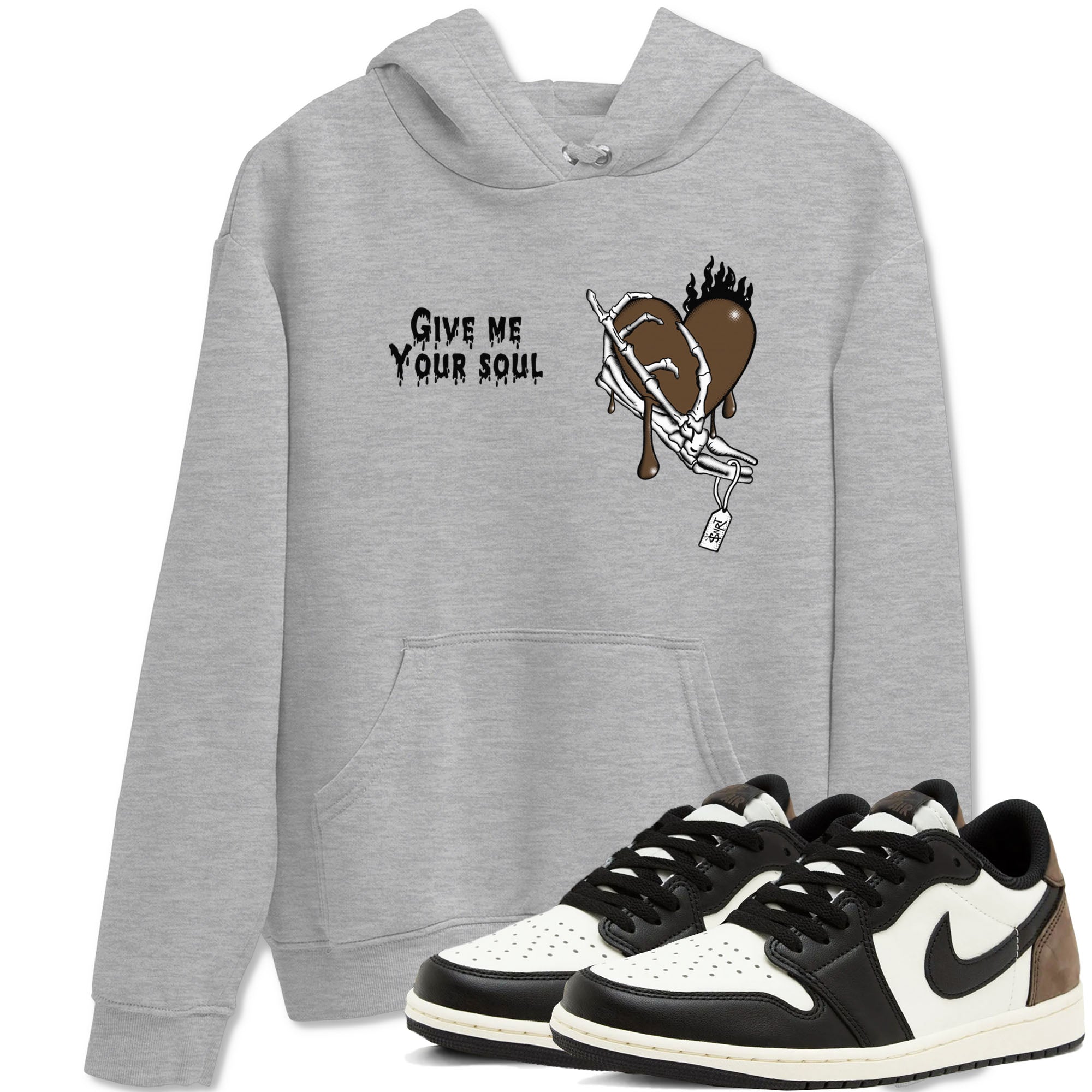 Give Me Your Soul snkmatch Tees - Air Jordan 1 Mocha