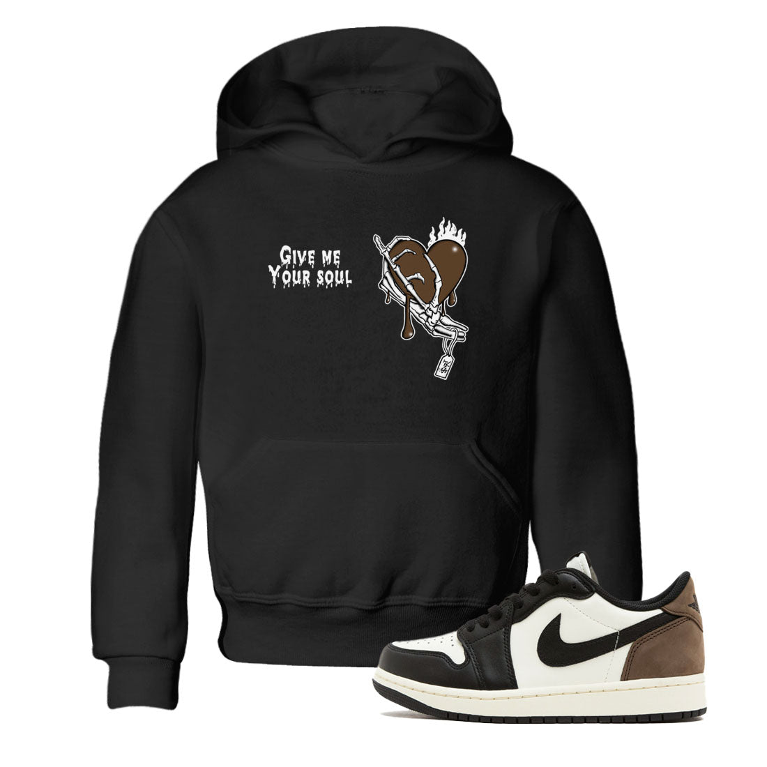 Give Me Your Soul snkmatch Tees Kids - Air Jordan 1 Mocha
