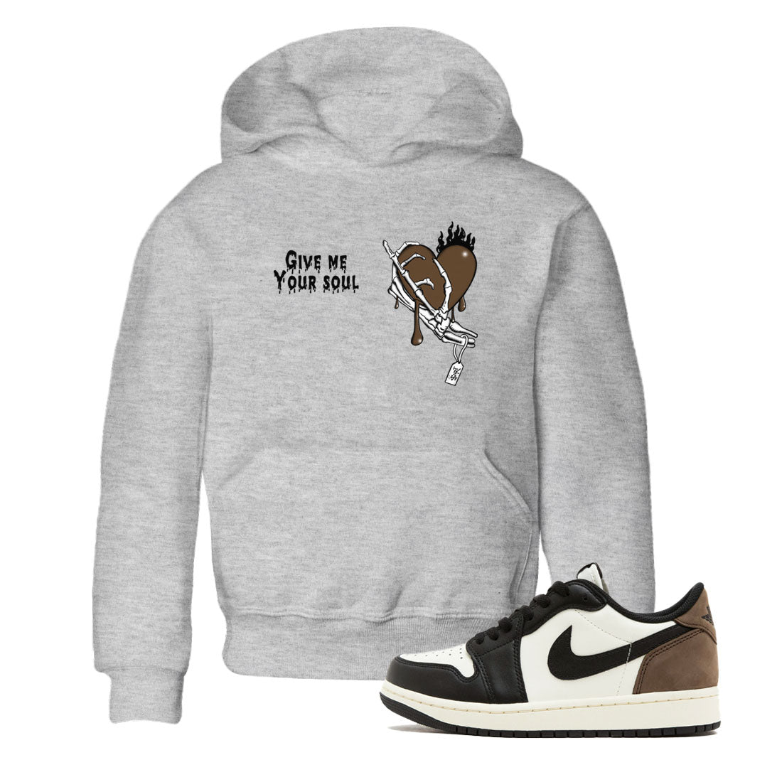 Give Me Your Soul snkmatch Tees Kids - Air Jordan 1 Mocha