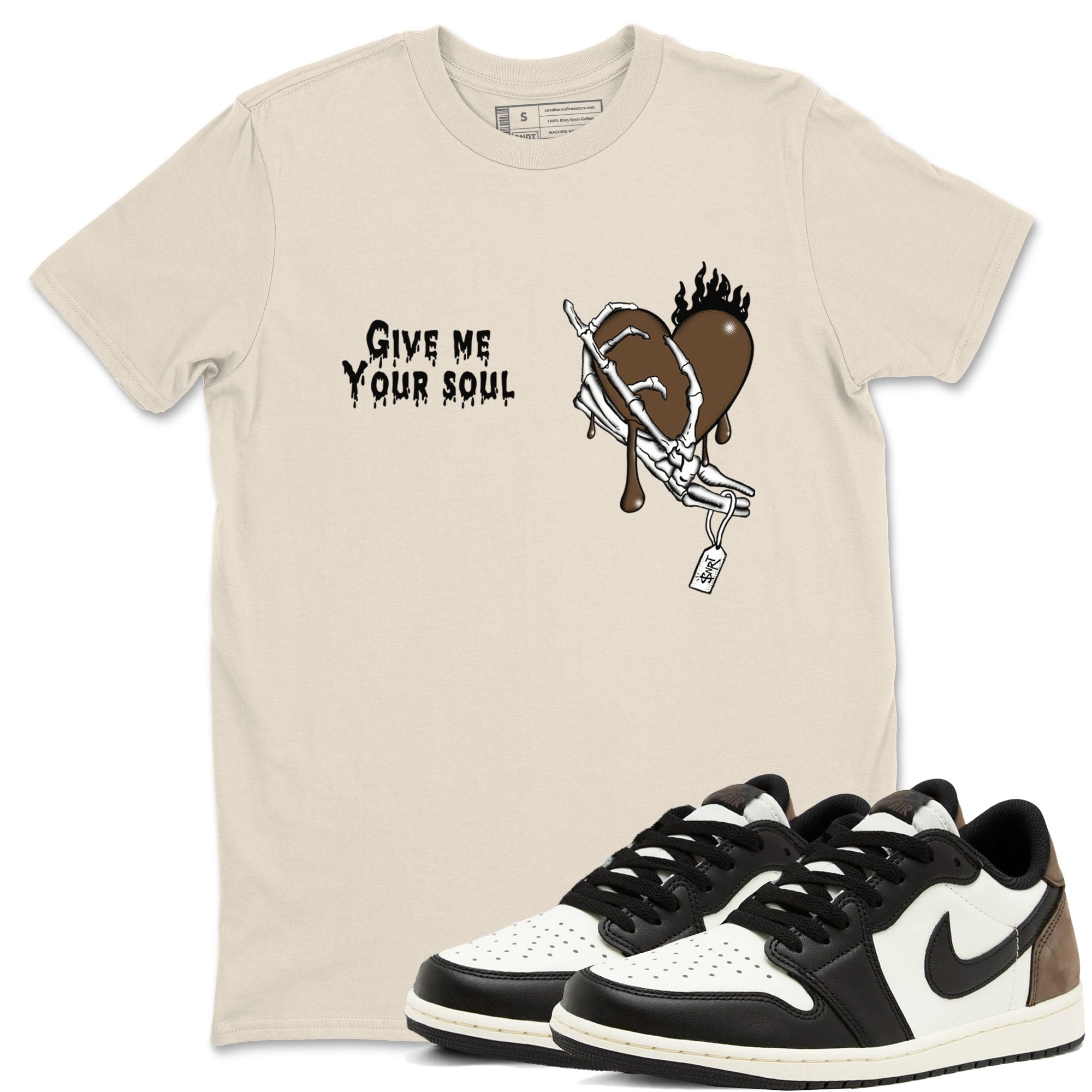 Give Me Your Soul snkmatch Tees - Air Jordan 1 Mocha