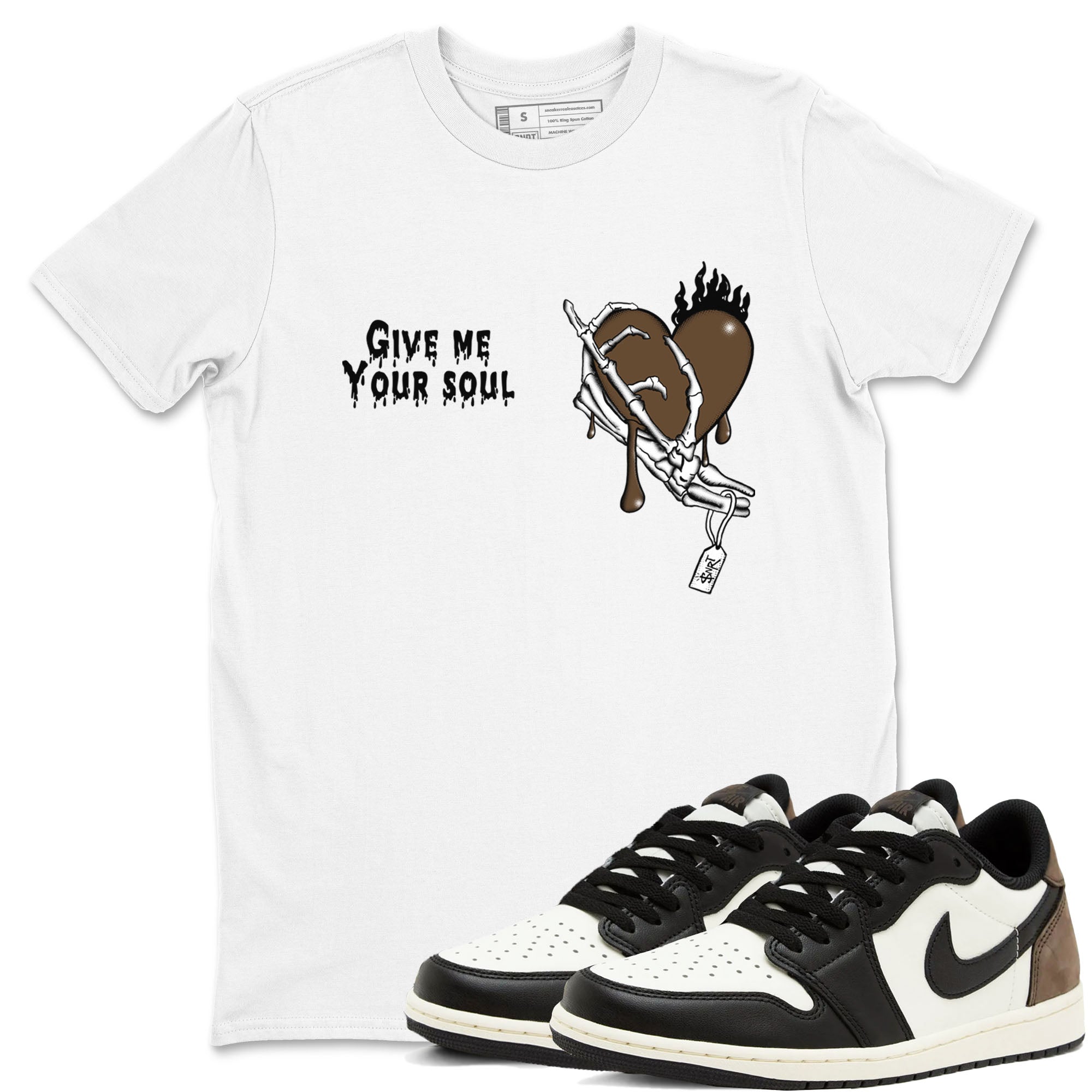 Give Me Your Soul snkmatch Tees - Air Jordan 1 Mocha