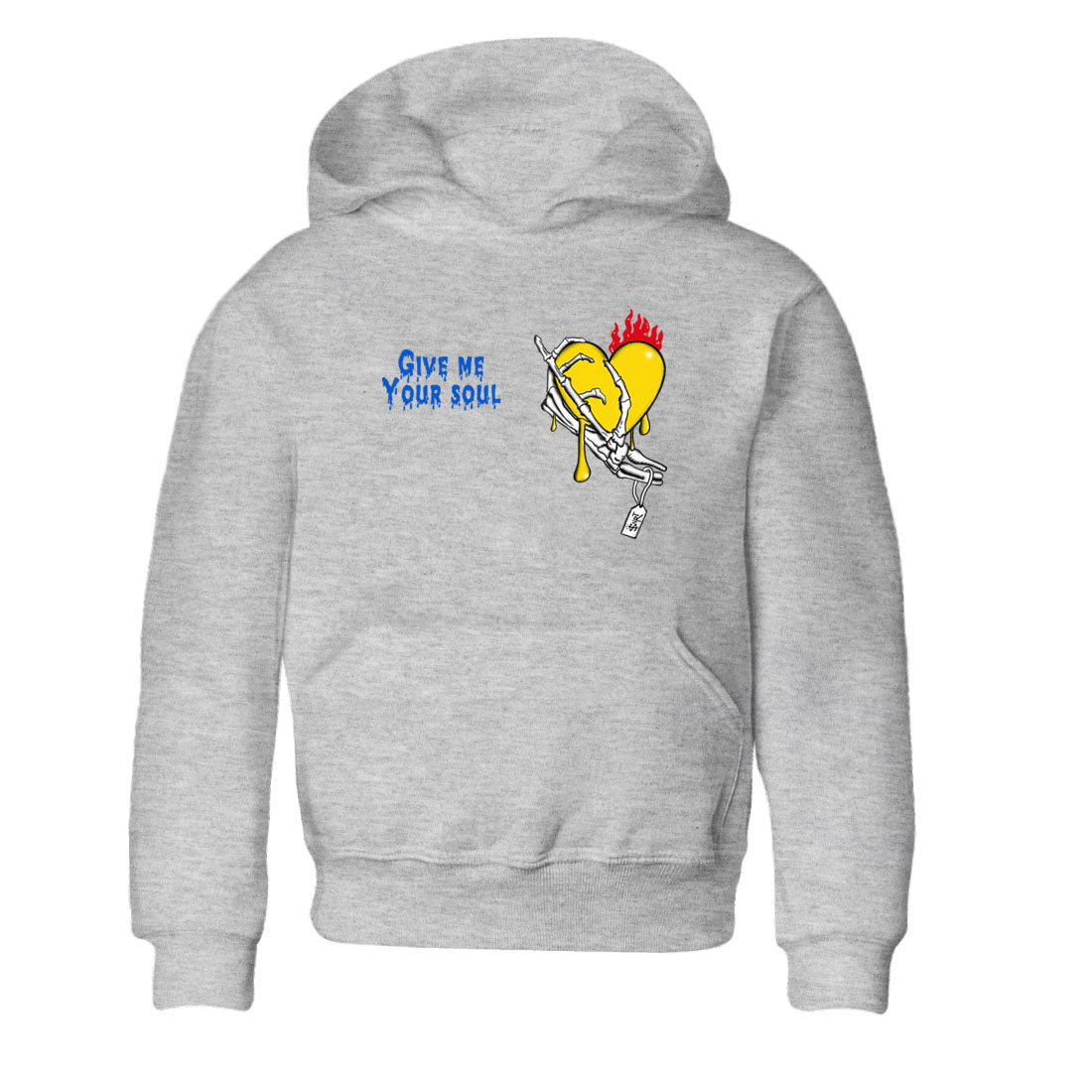 Give Me Your Soul snkmatch Tees Kids - Air Jordan 1 Travis Scott Canary