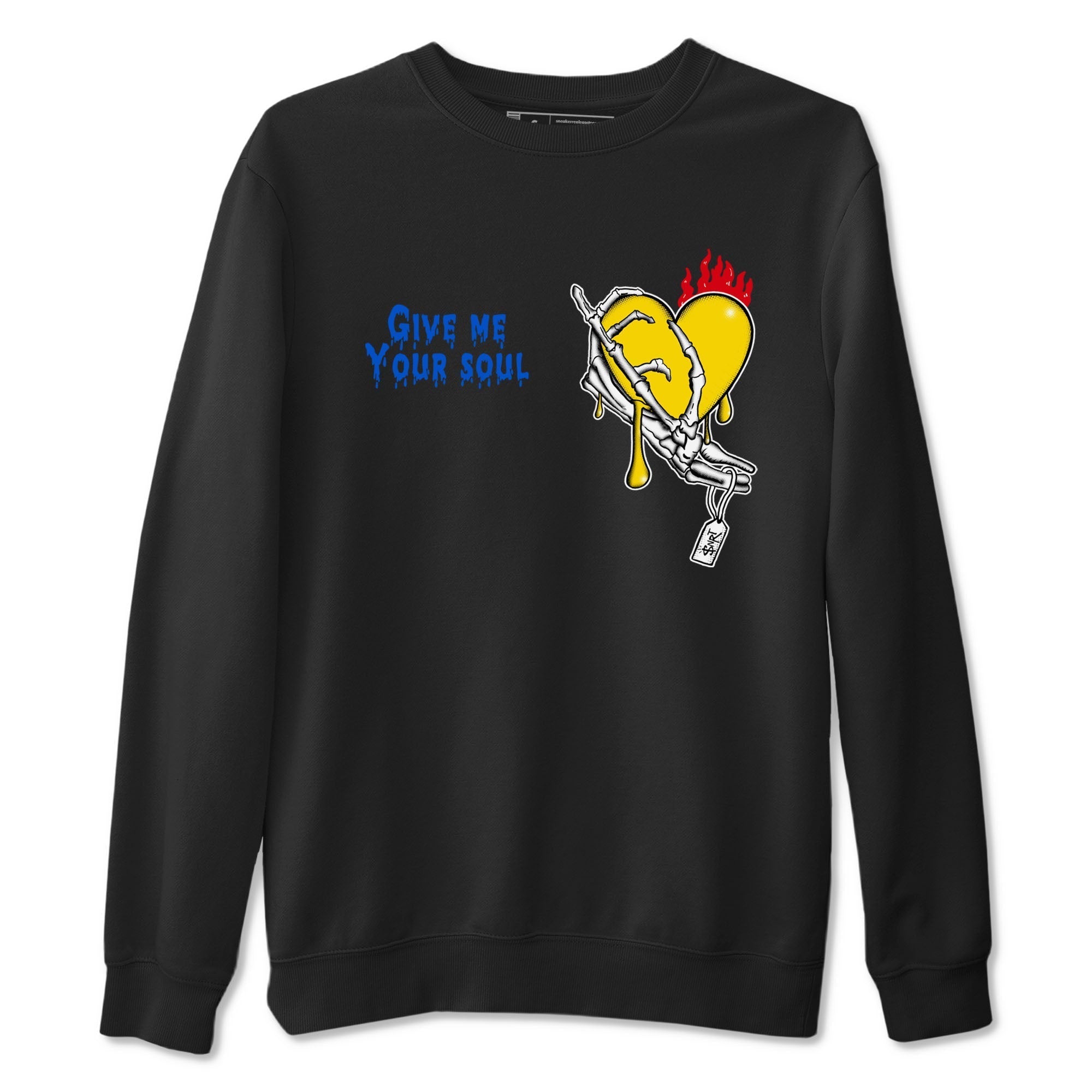 Give Me Your Soul snkmatch Tees - Air Jordan 1 Travis Scott Canary