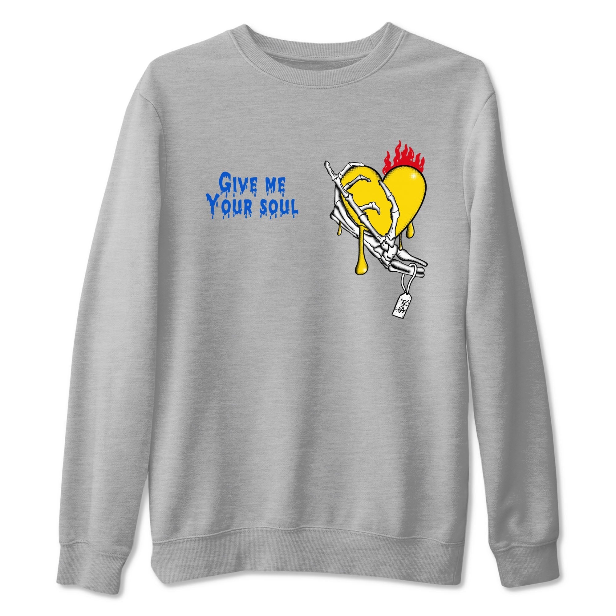 Give Me Your Soul snkmatch Tees - Air Jordan 1 Travis Scott Canary