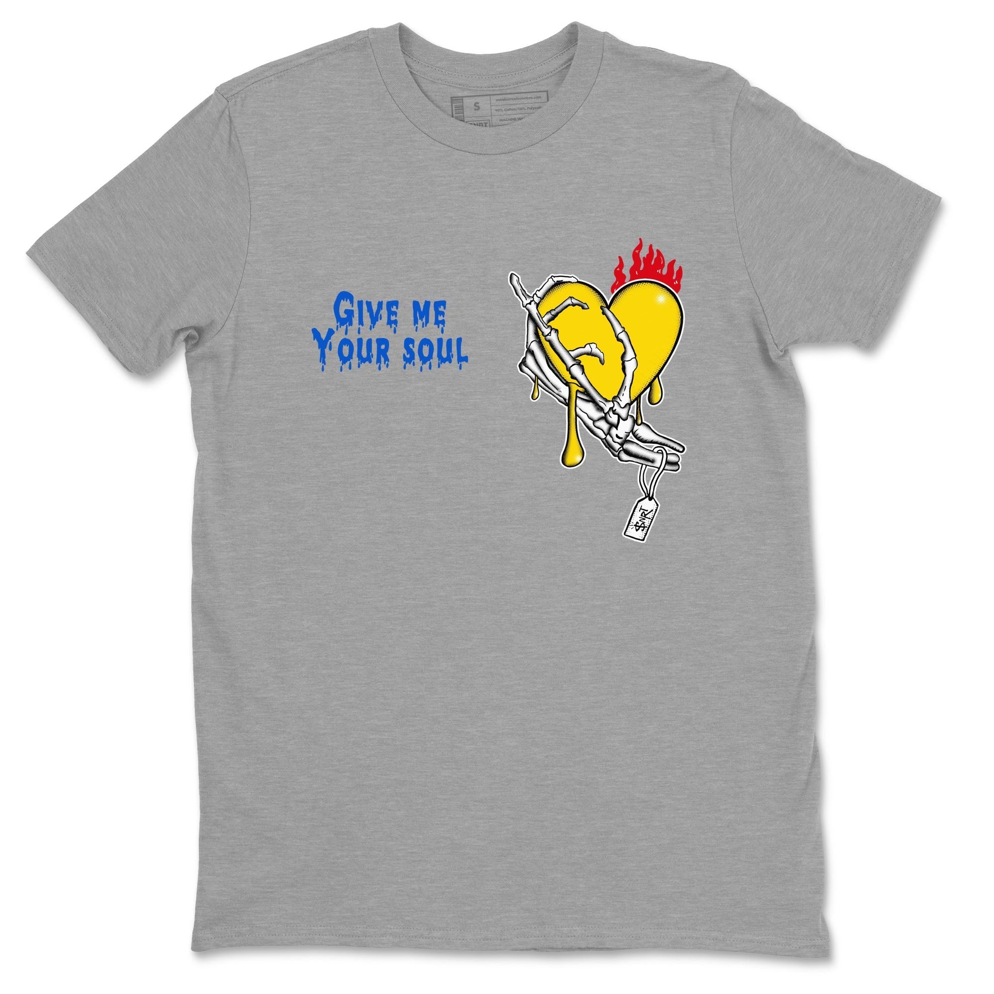 Give Me Your Soul snkmatch Tees - Air Jordan 1 Travis Scott Canary