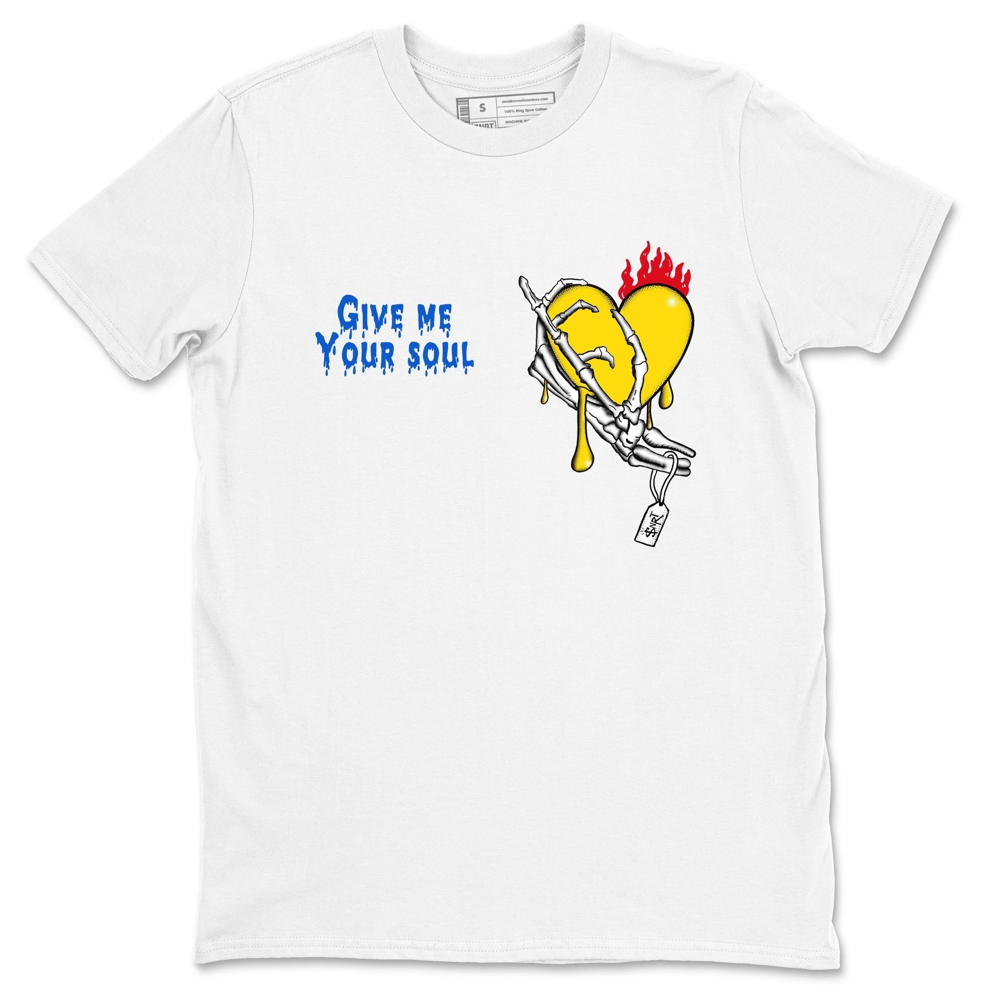 Give Me Your Soul snkmatch Tees - Air Jordan 1 Travis Scott Canary