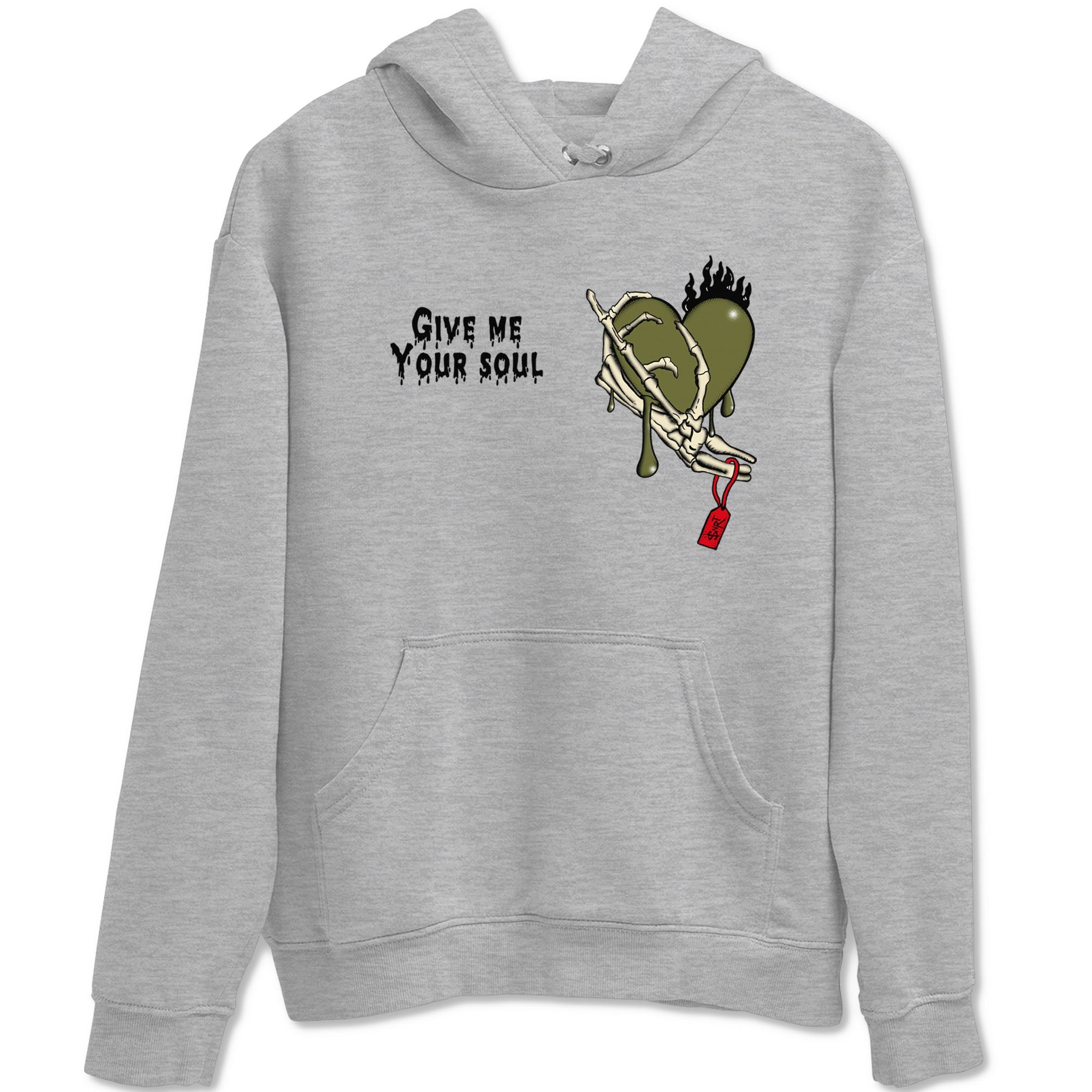 Give Me Your Soul snkmatch Tees - Air Jordan 1 Travis Scott Medium Olive
