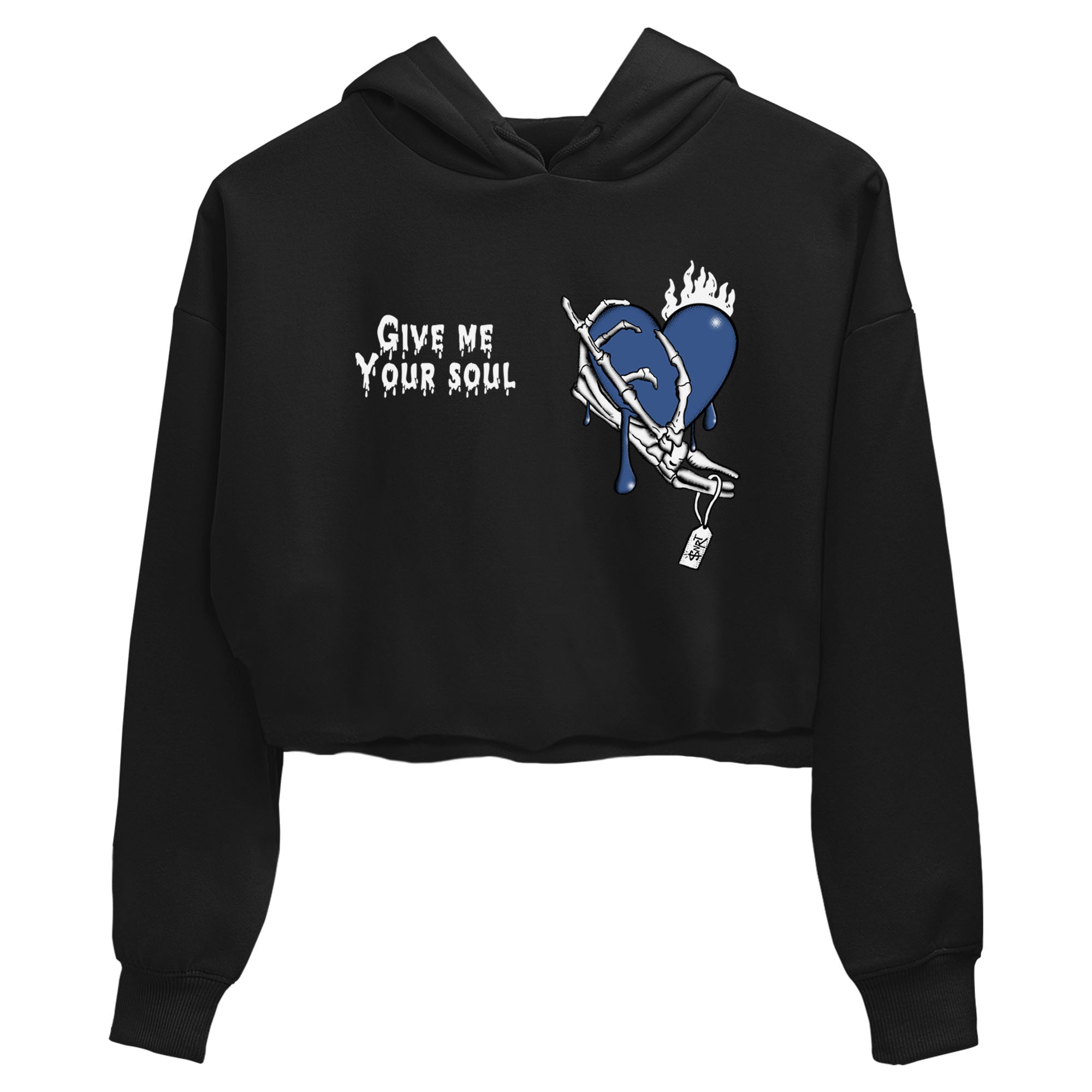 Give Me Your Soul snkmatch Women's Top - Air Jordan 11 Diffused Blue