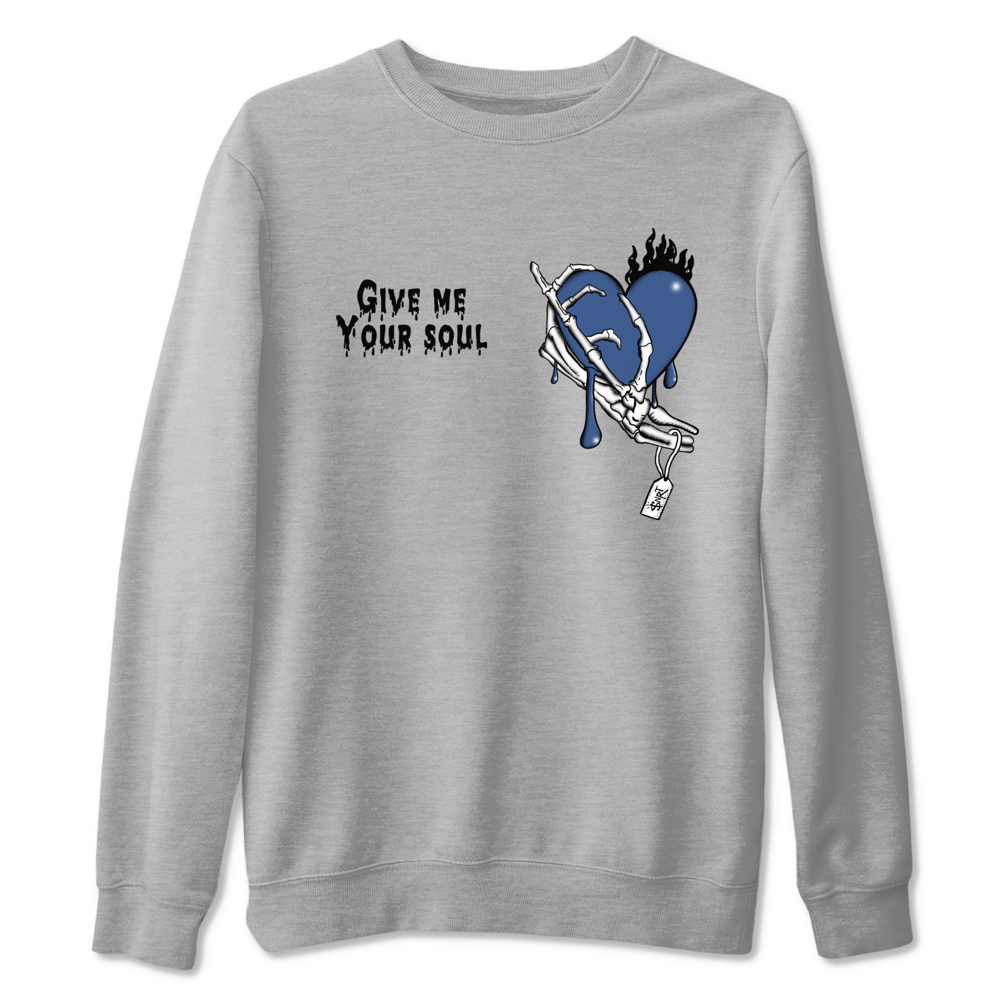 Give Me Your Soul snkmatch Tees - Air Jordan 11 Diffused Blue