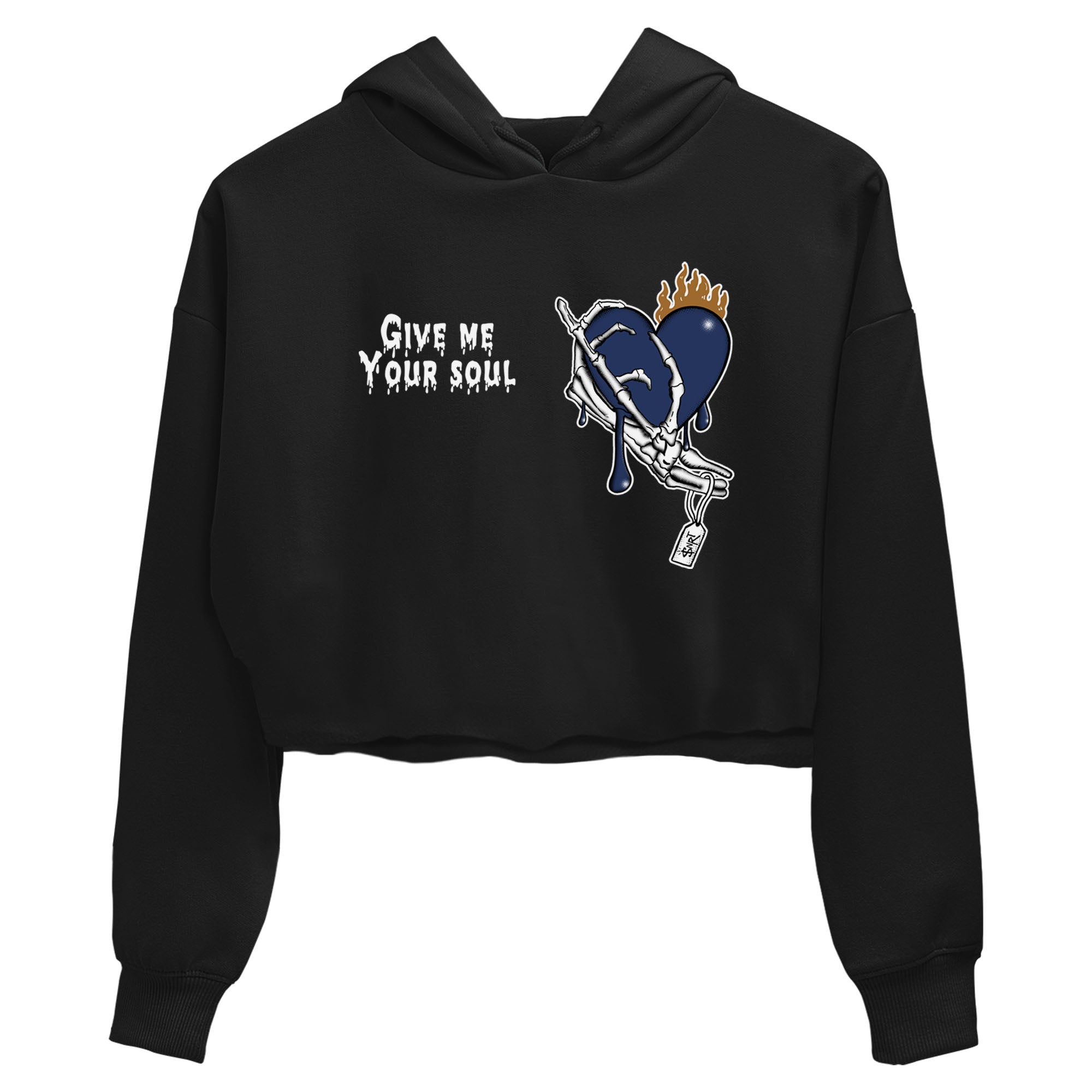 Give Me Your Soul snkmatch Women's Top - Air Jordan 13 Midnight Navy