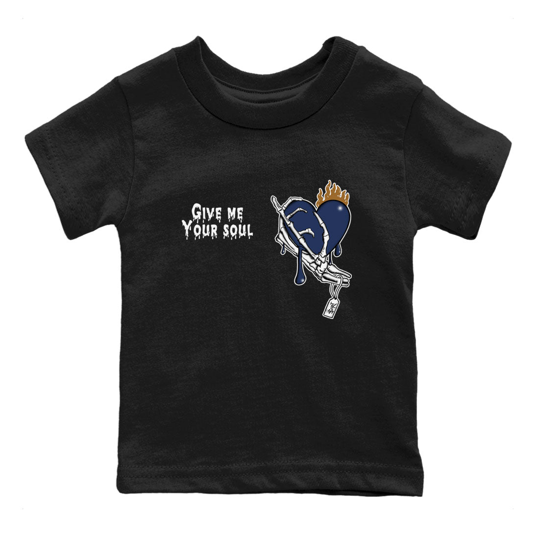 Give Me Your Soul snkmatch Tees Kids - Air Jordan 13 Midnight Navy