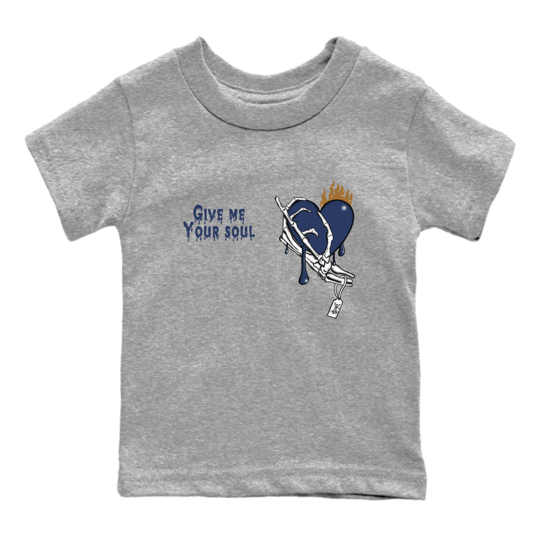 Give Me Your Soul snkmatch Tees Kids - Air Jordan 13 Midnight Navy