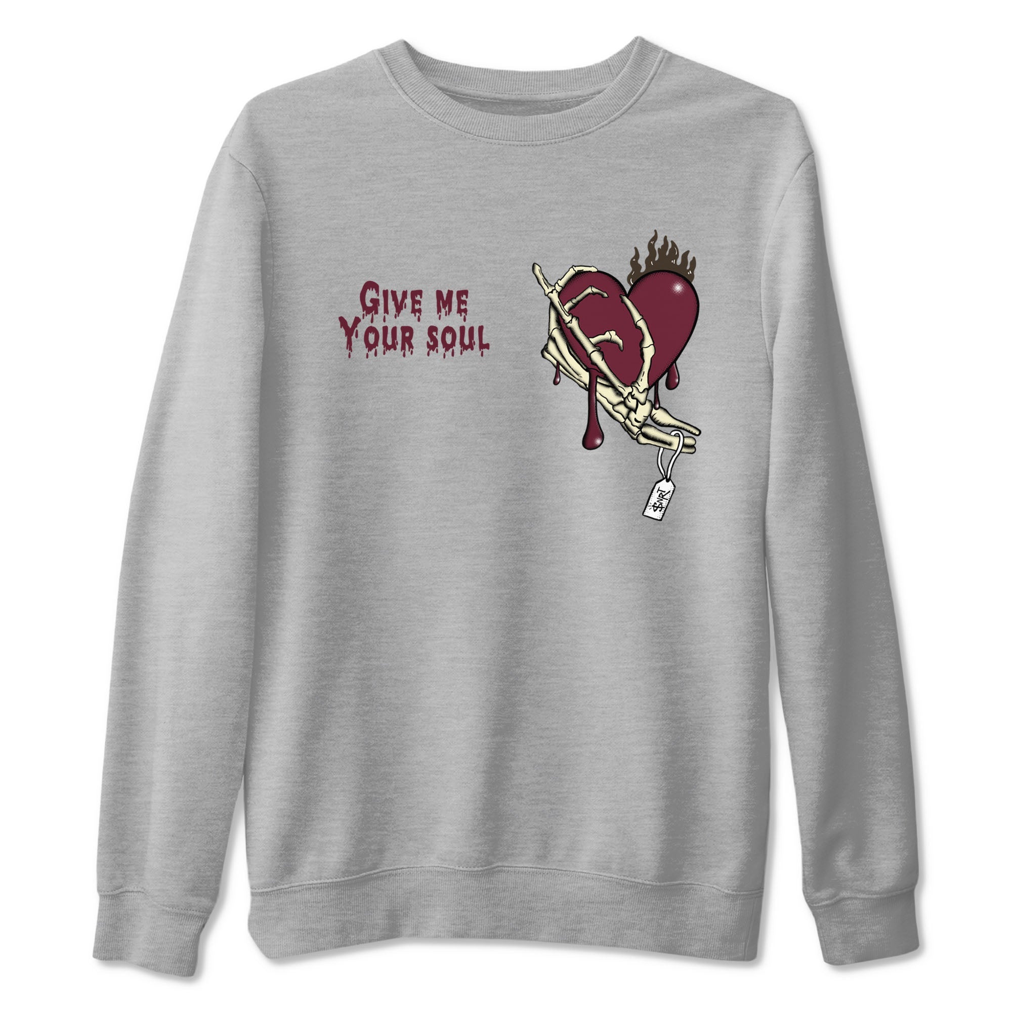 Give Me Your Soul snkmatch Tees - Air Jordan 3 A Ma Maniere x Burgundy Crush