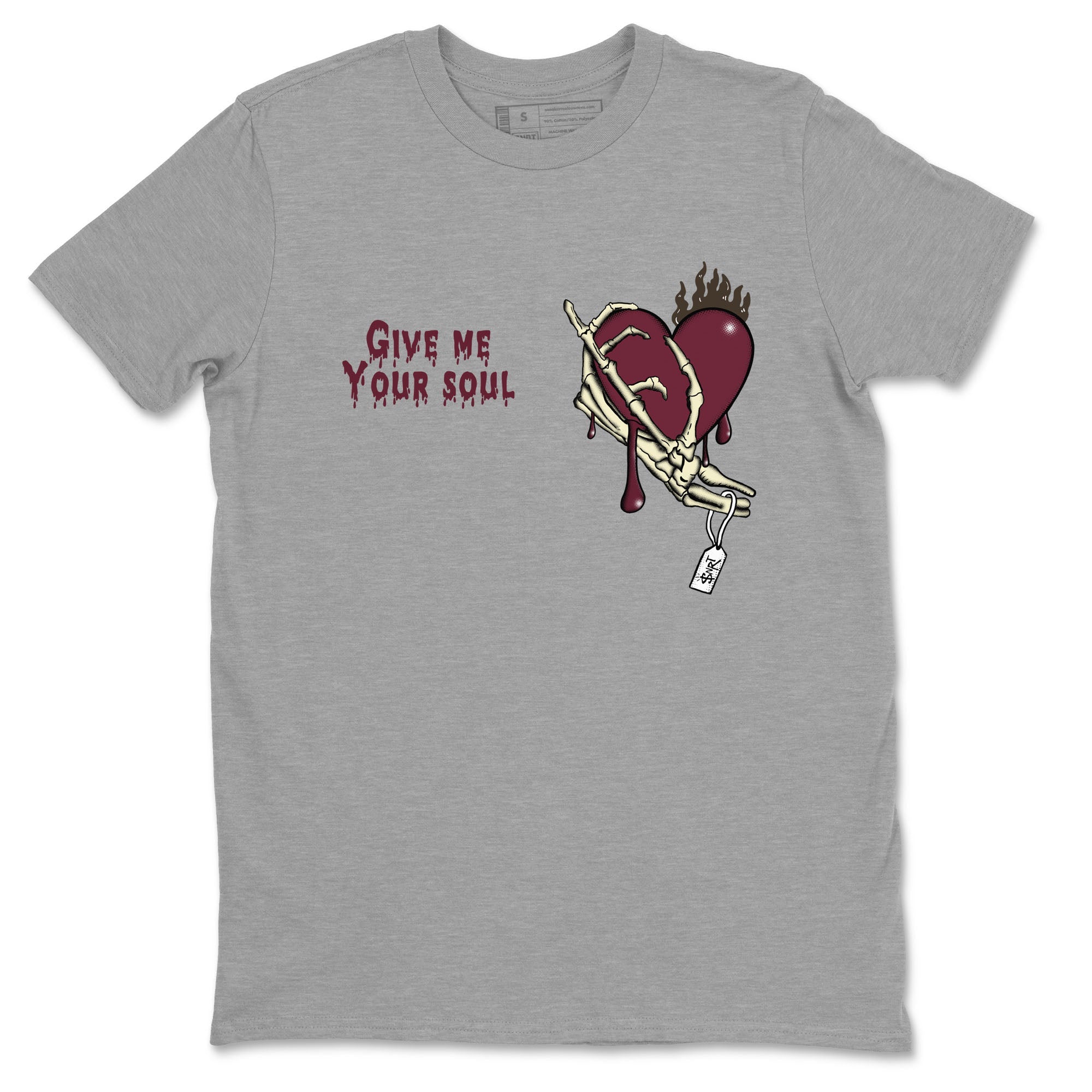 Give Me Your Soul snkmatch Tees - Air Jordan 3 A Ma Maniere x Burgundy Crush