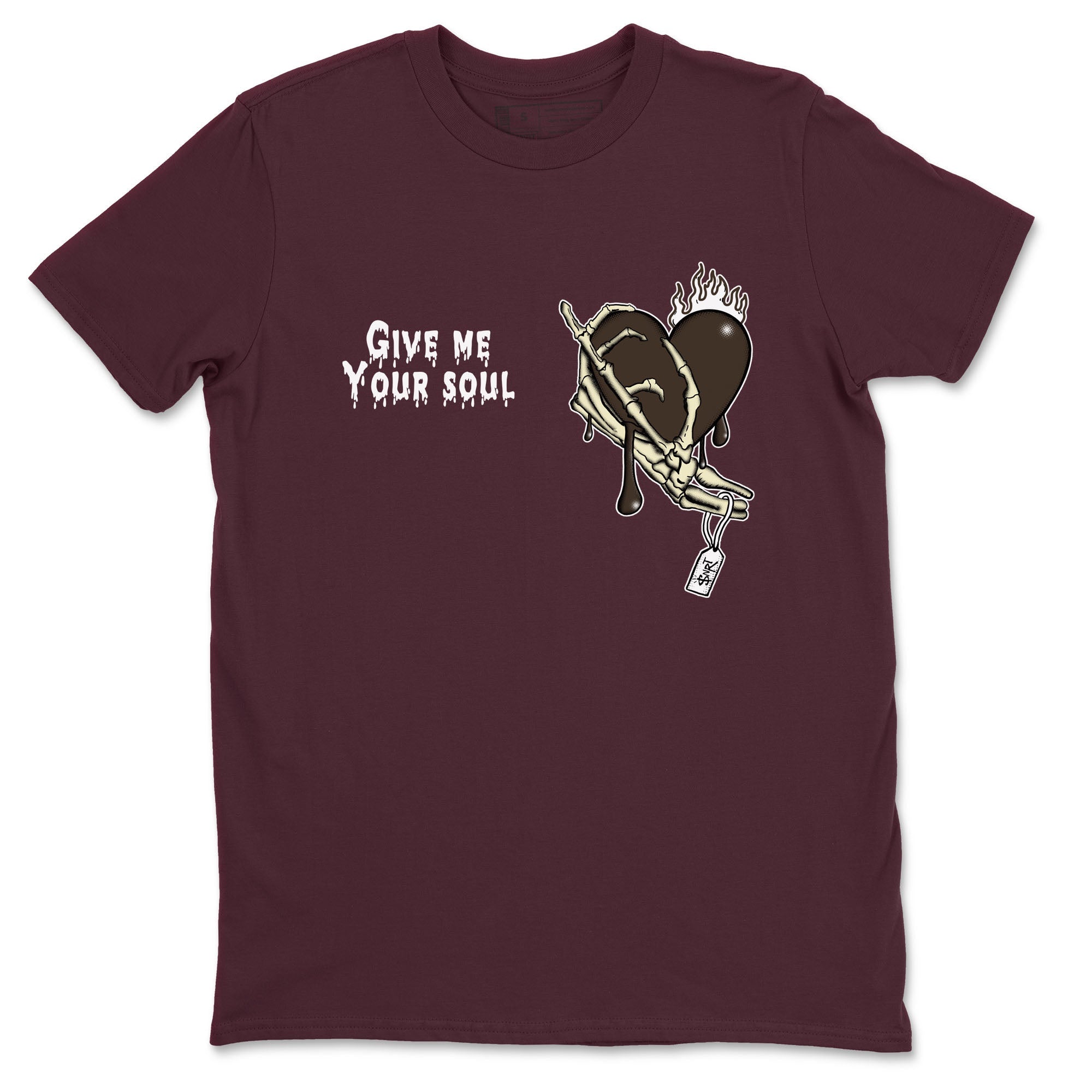 Give Me Your Soul snkmatch Tees - Air Jordan 3 A Ma Maniere x Burgundy Crush