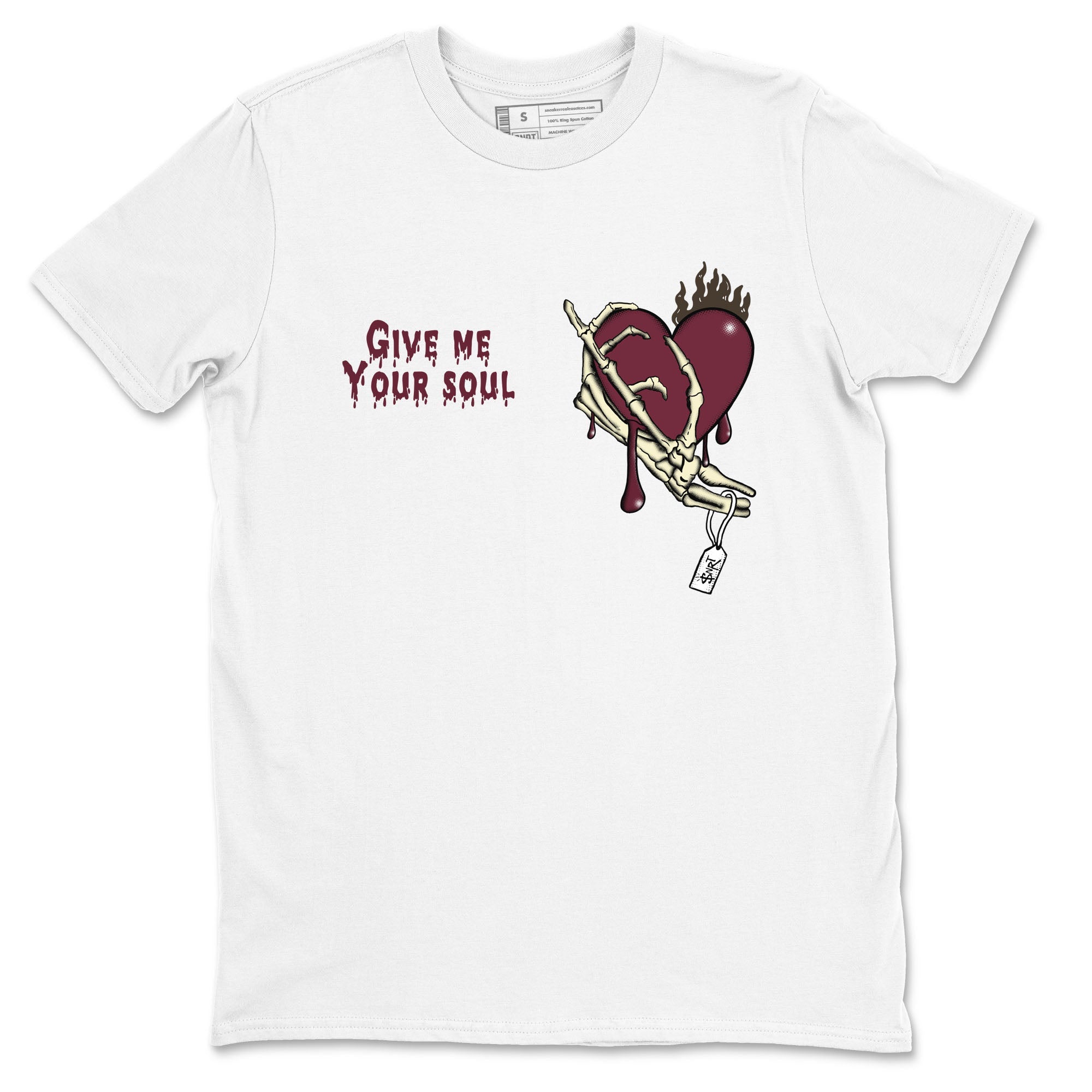 Give Me Your Soul snkmatch Tees - Air Jordan 3 A Ma Maniere x Burgundy Crush