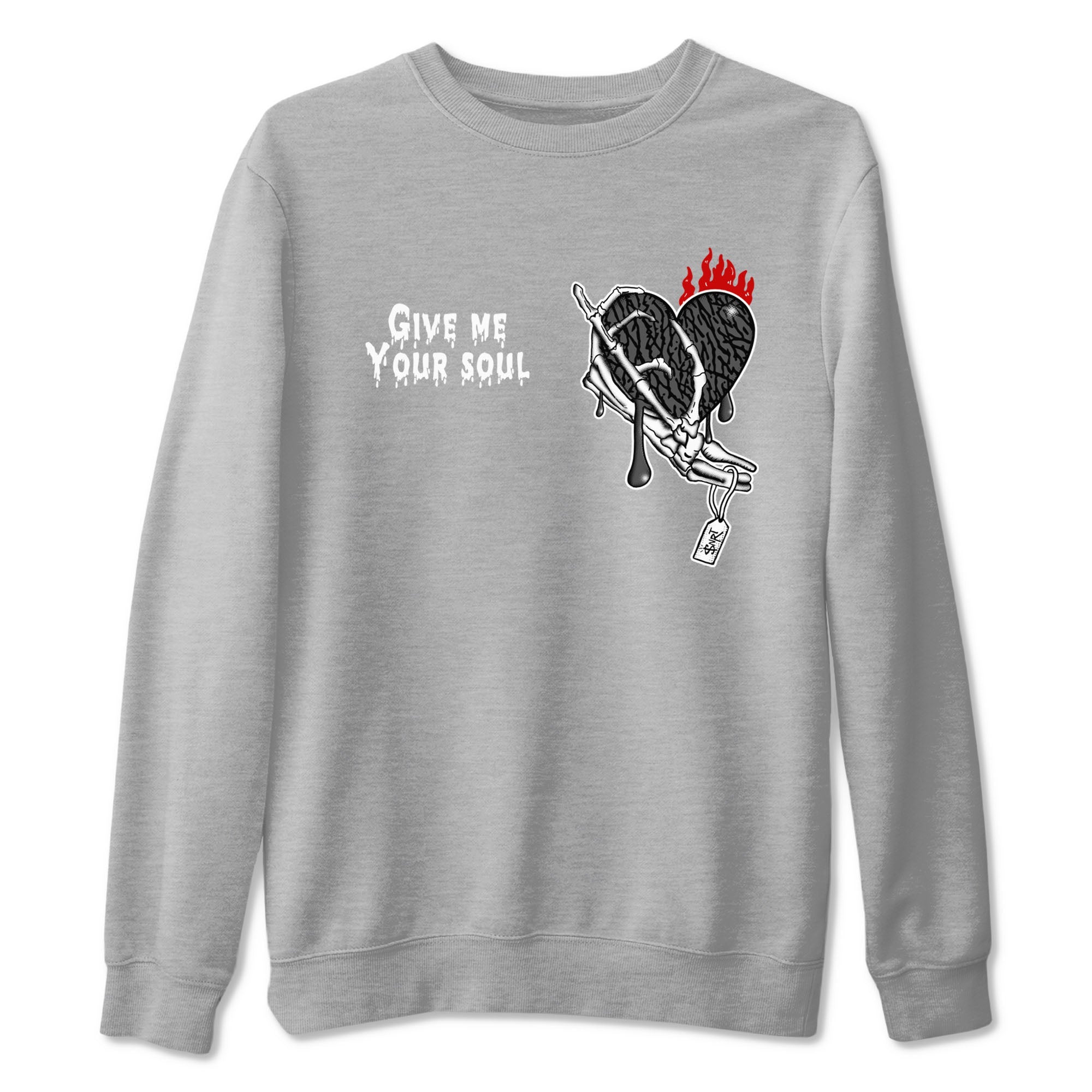 Give Me Your Soul snkmatch Tees - Air Jordan 3 Cement Grey