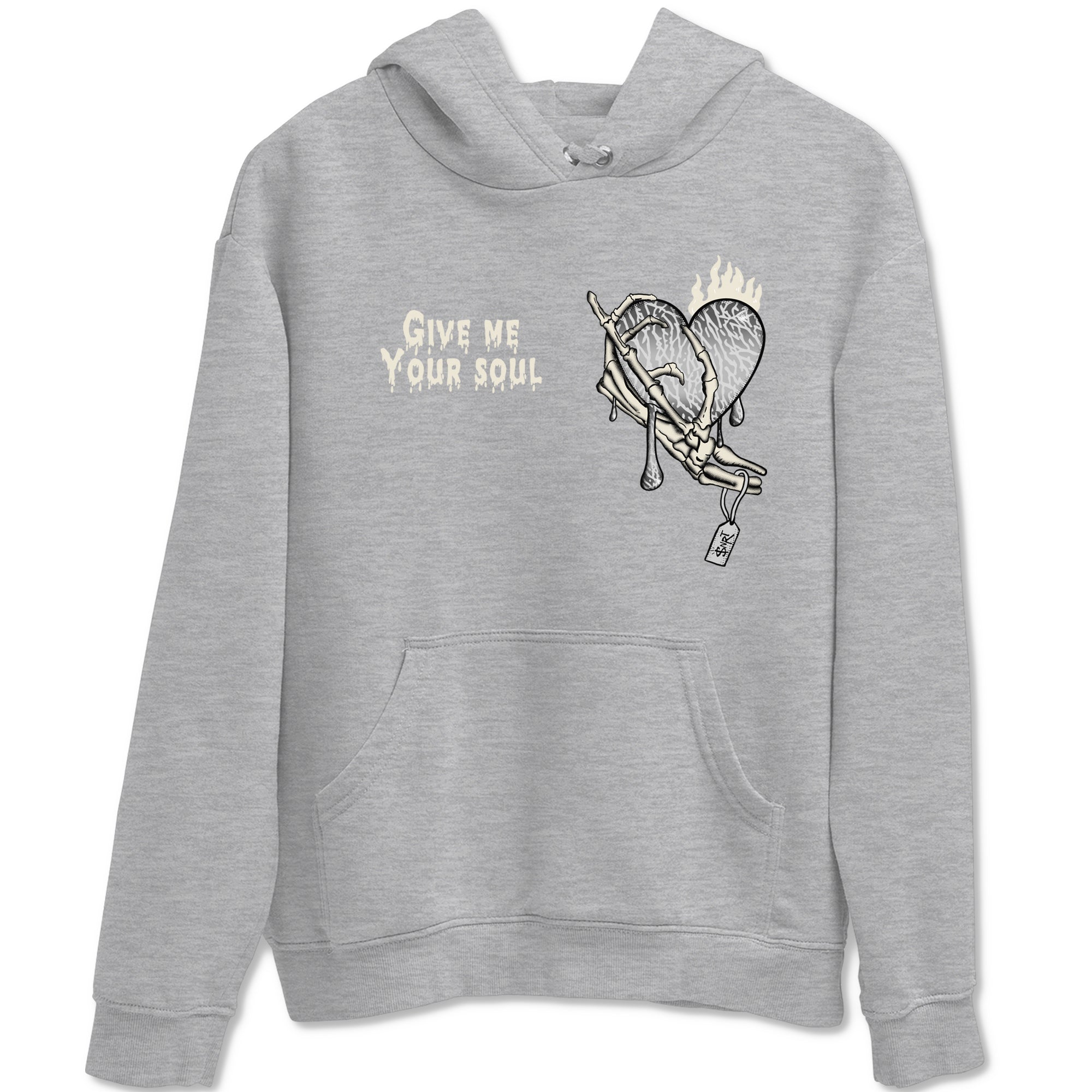 Give Me Your Soul snkmatch Tees - Air Jordan 3 Sail and Cement Grey