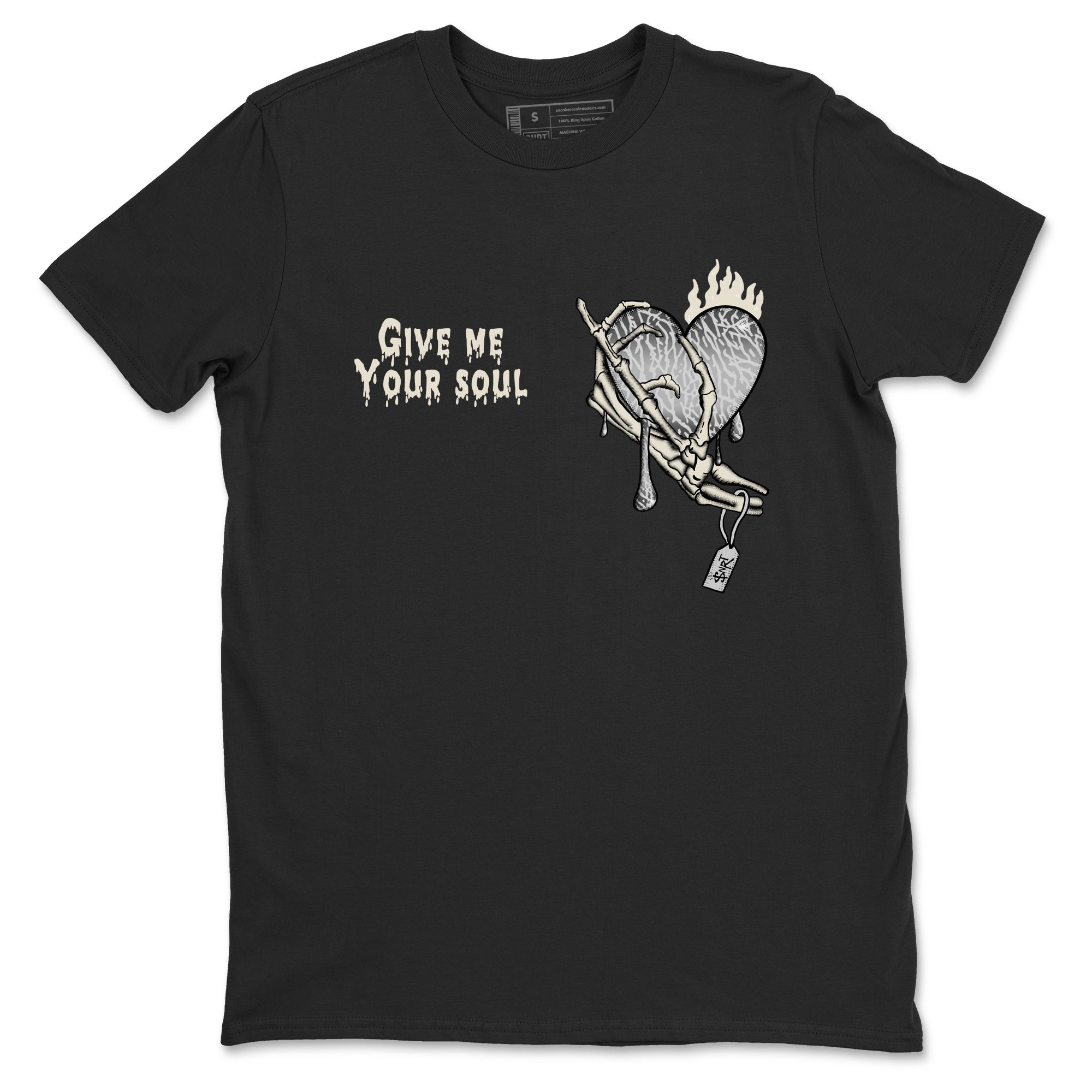 Give Me Your Soul snkmatch Tees - Air Jordan 3 Sail and Cement Grey