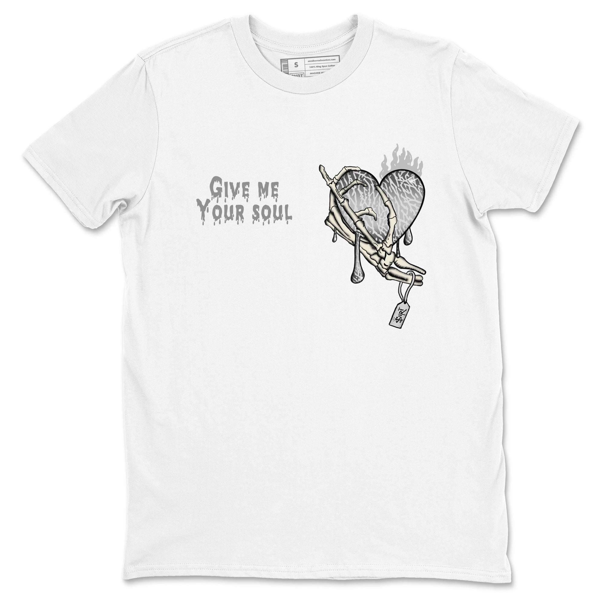 Give Me Your Soul snkmatch Tees - Air Jordan 3 Sail and Cement Grey